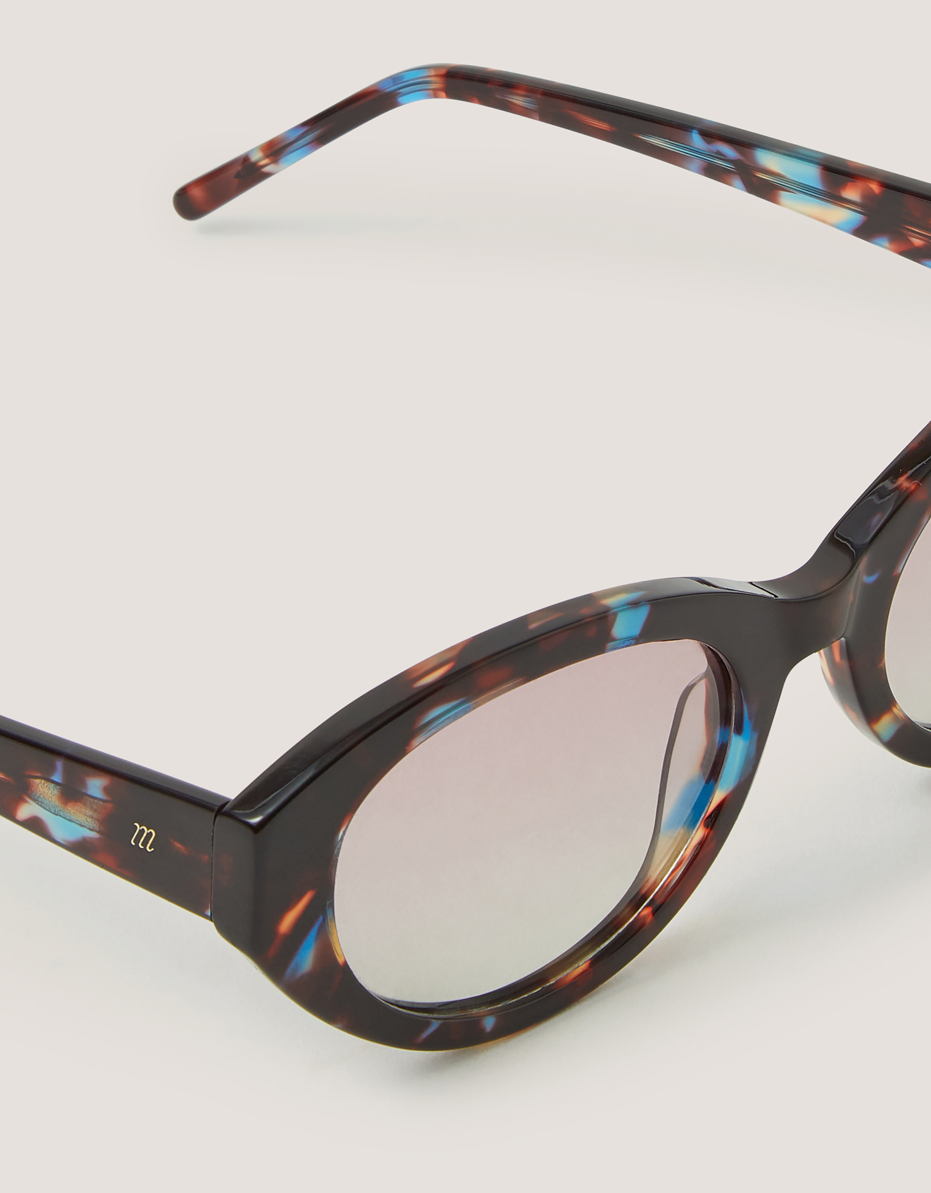 Monsoon Acetate Tort Oval Sunglasses, view 2