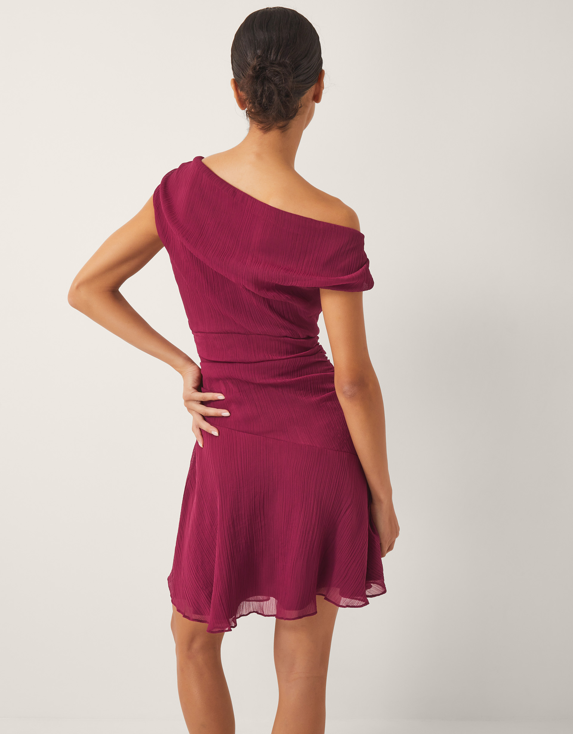 Monsoon Dona Off the Shoulder Mini Dress, view 3