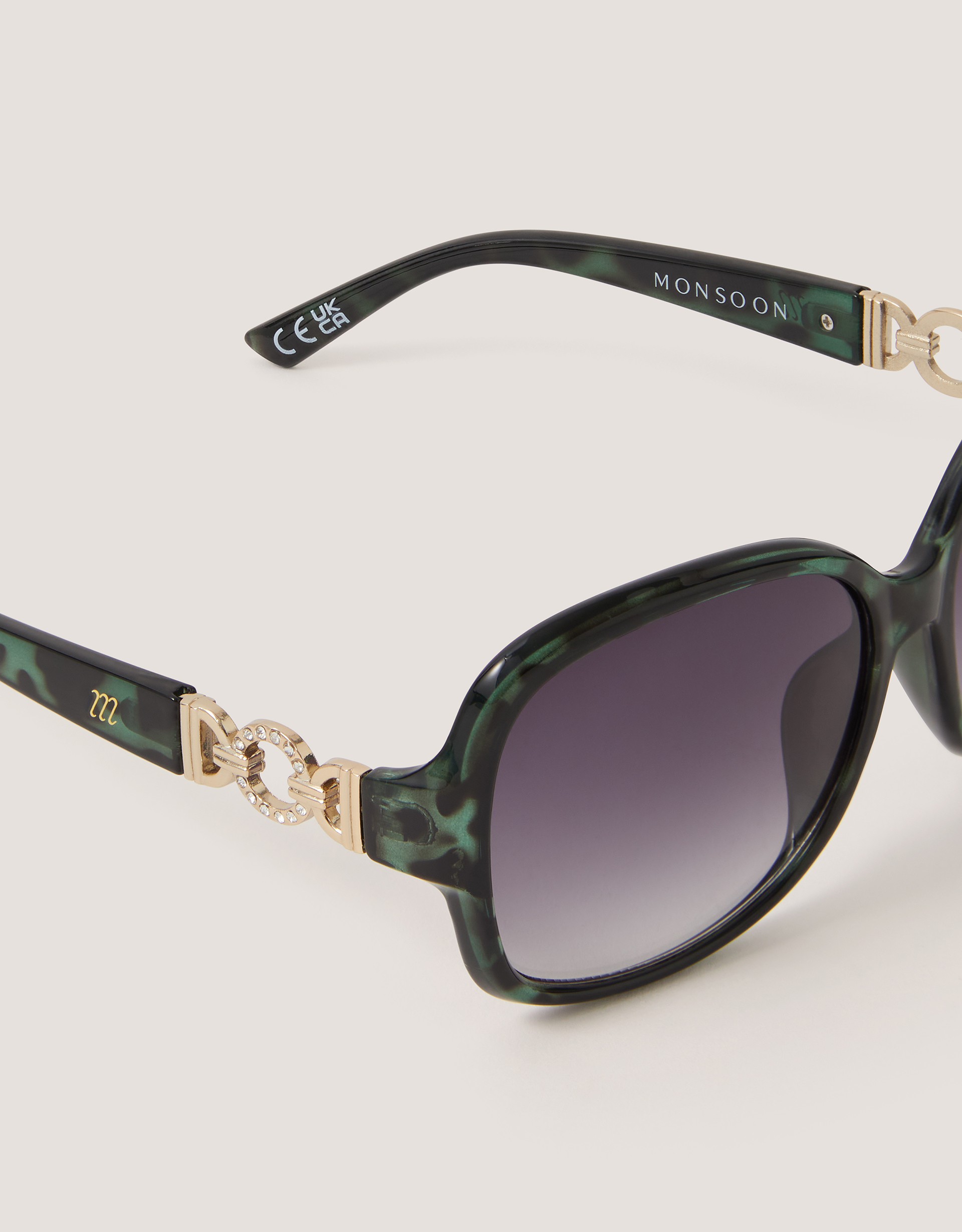 Monsoon Oversized Round Sunglasses, view 2
