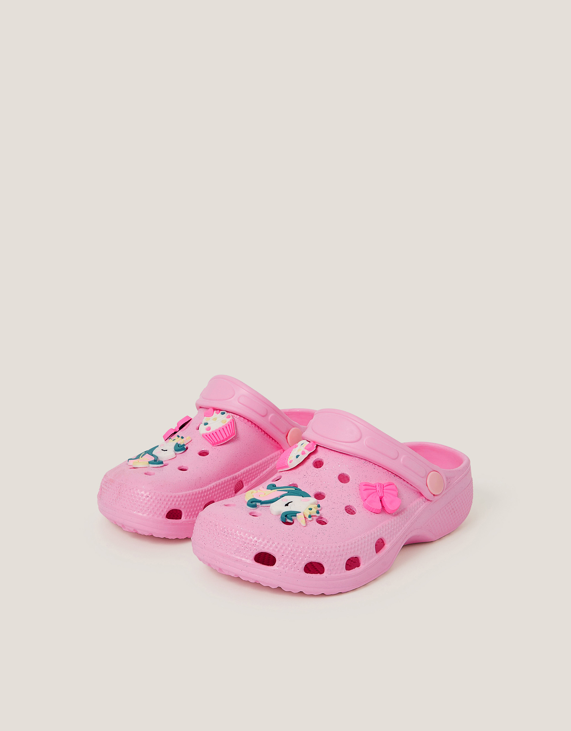Monsoon Unicorn Charm Clogs