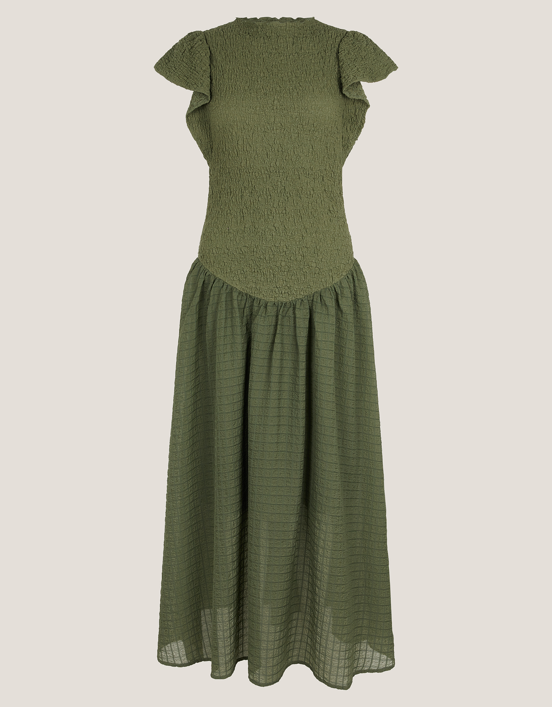 Monsoon Dee Drop Waist Midi Dress, view 5