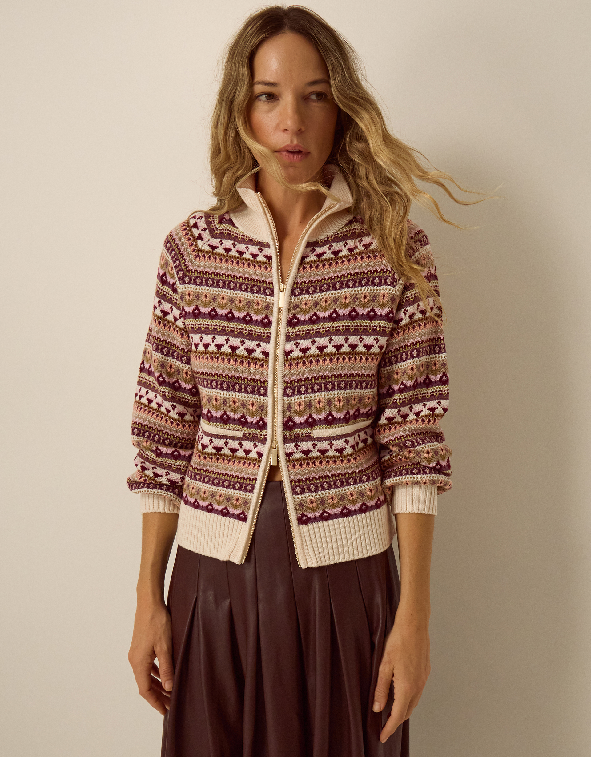 Monsoon Fie Fair Isle Cardigan
