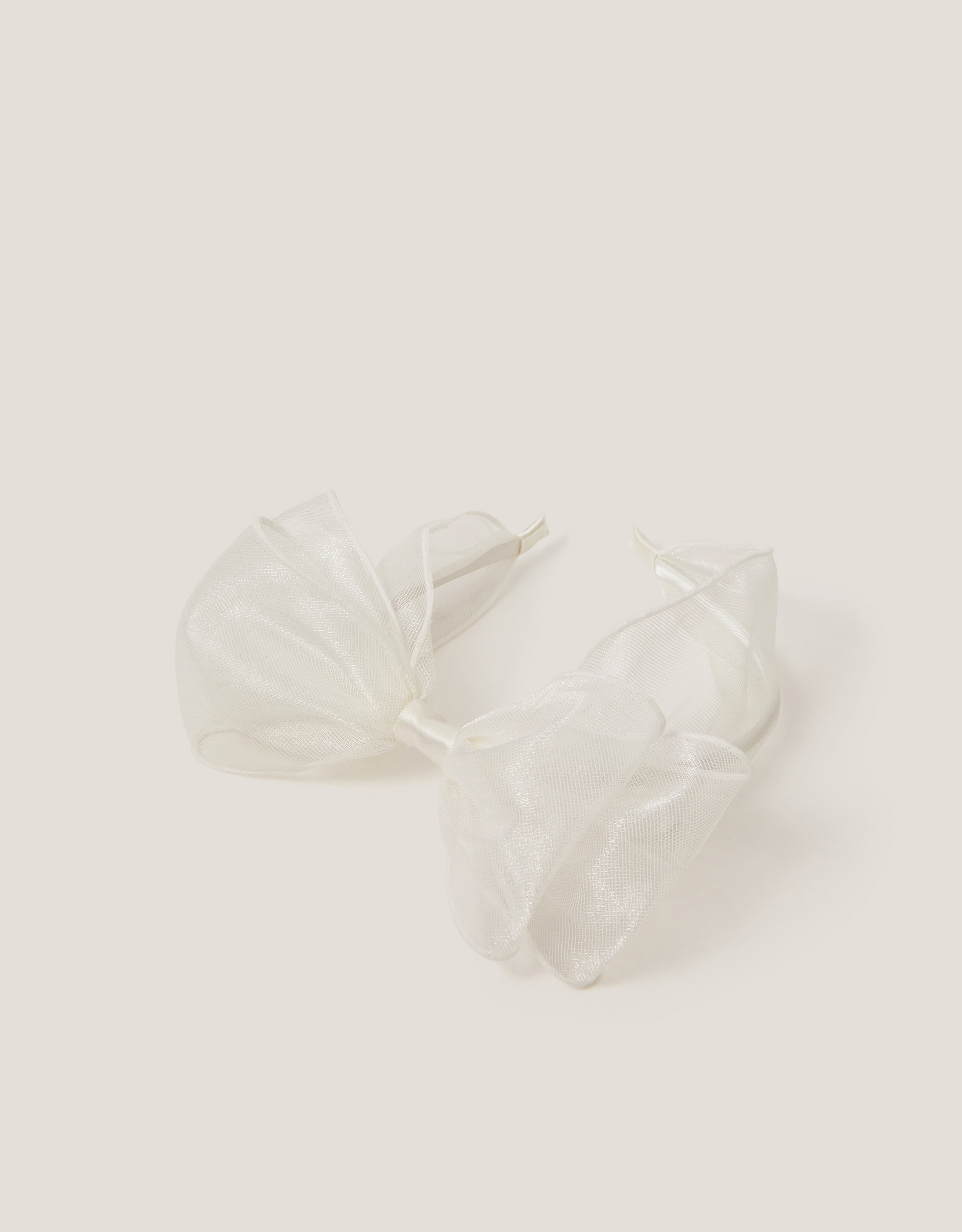 Monsoon Organza Bow Headband