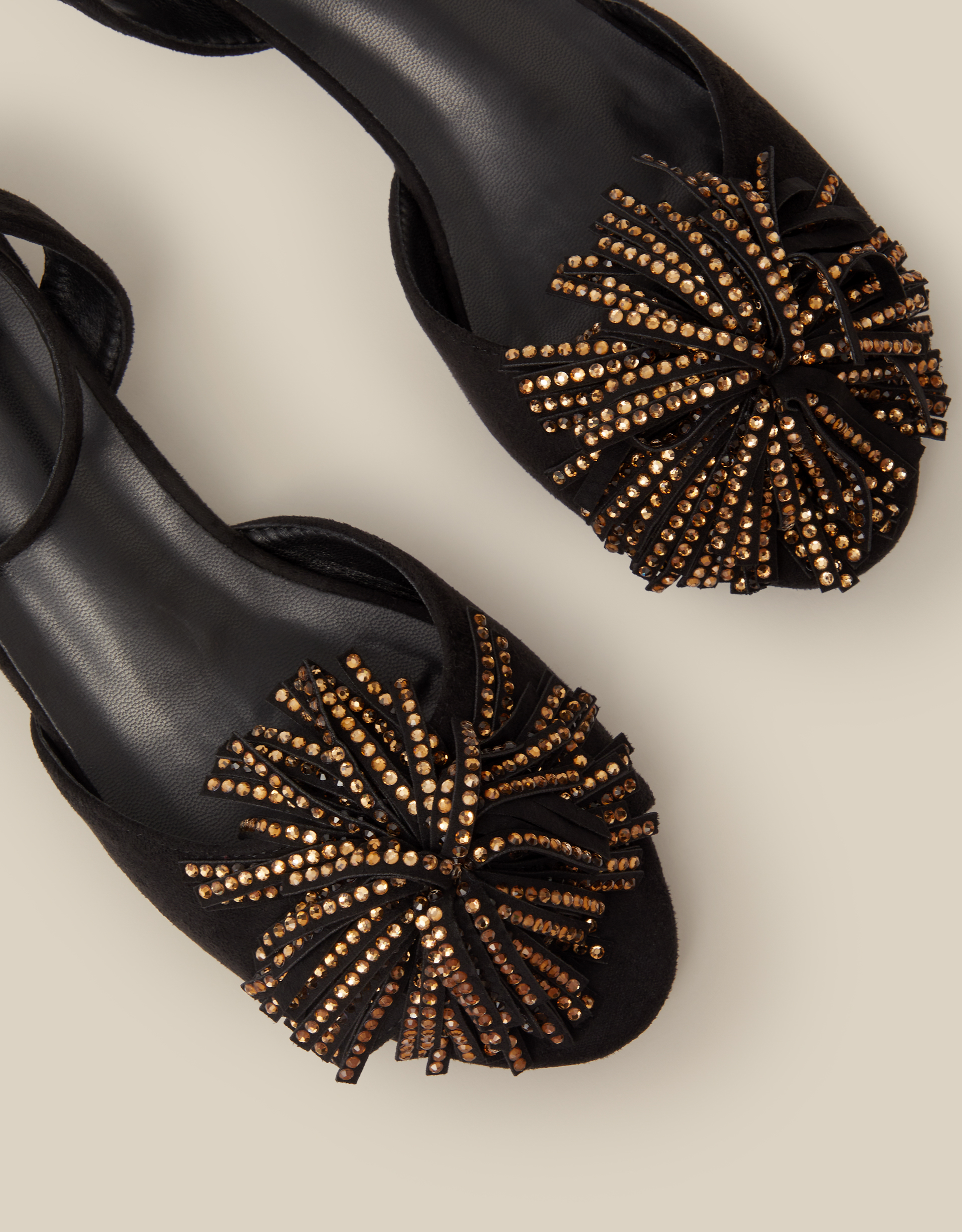 Monsoon Dakota Embellished Kitten Heels, view 3
