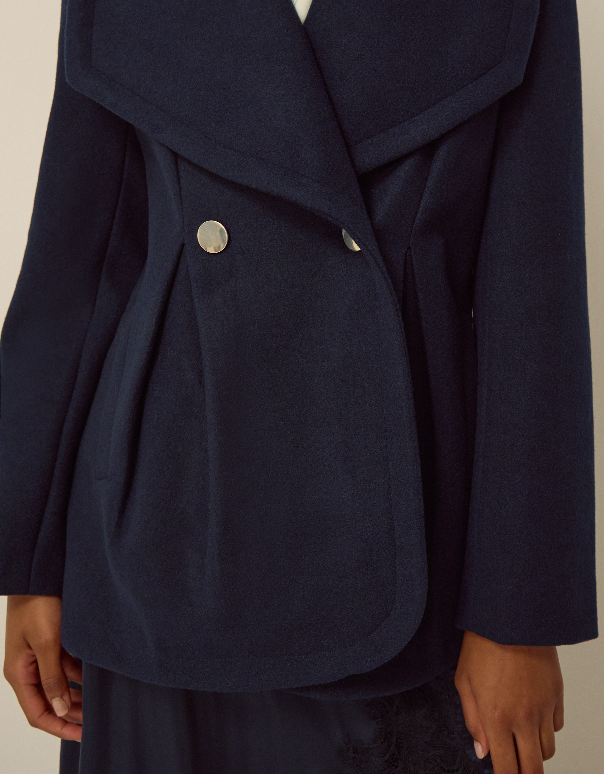 Monsoon Estelle Collar Coat, view 2