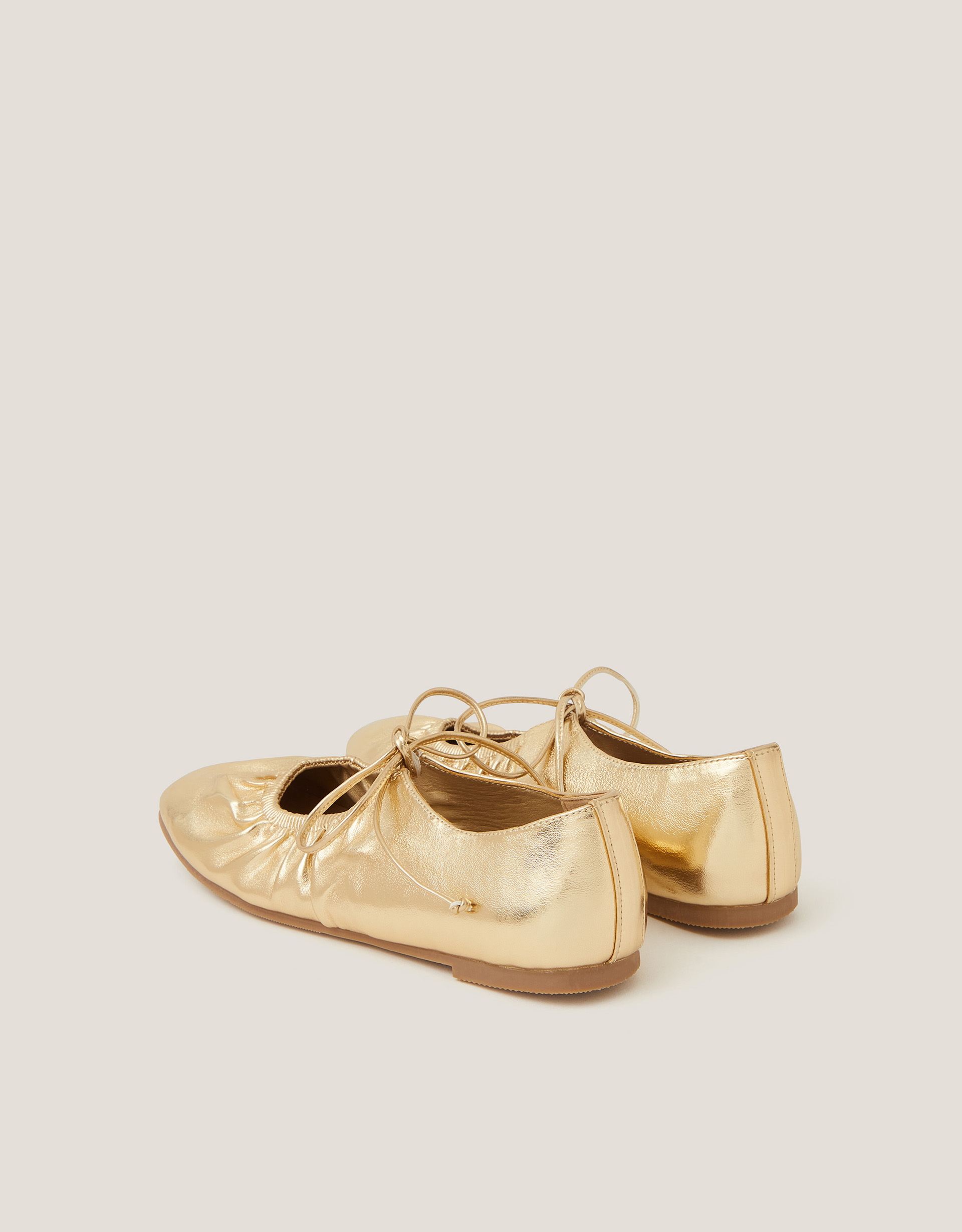 Monsoon Blair Metallic Ballet Flats, view 2