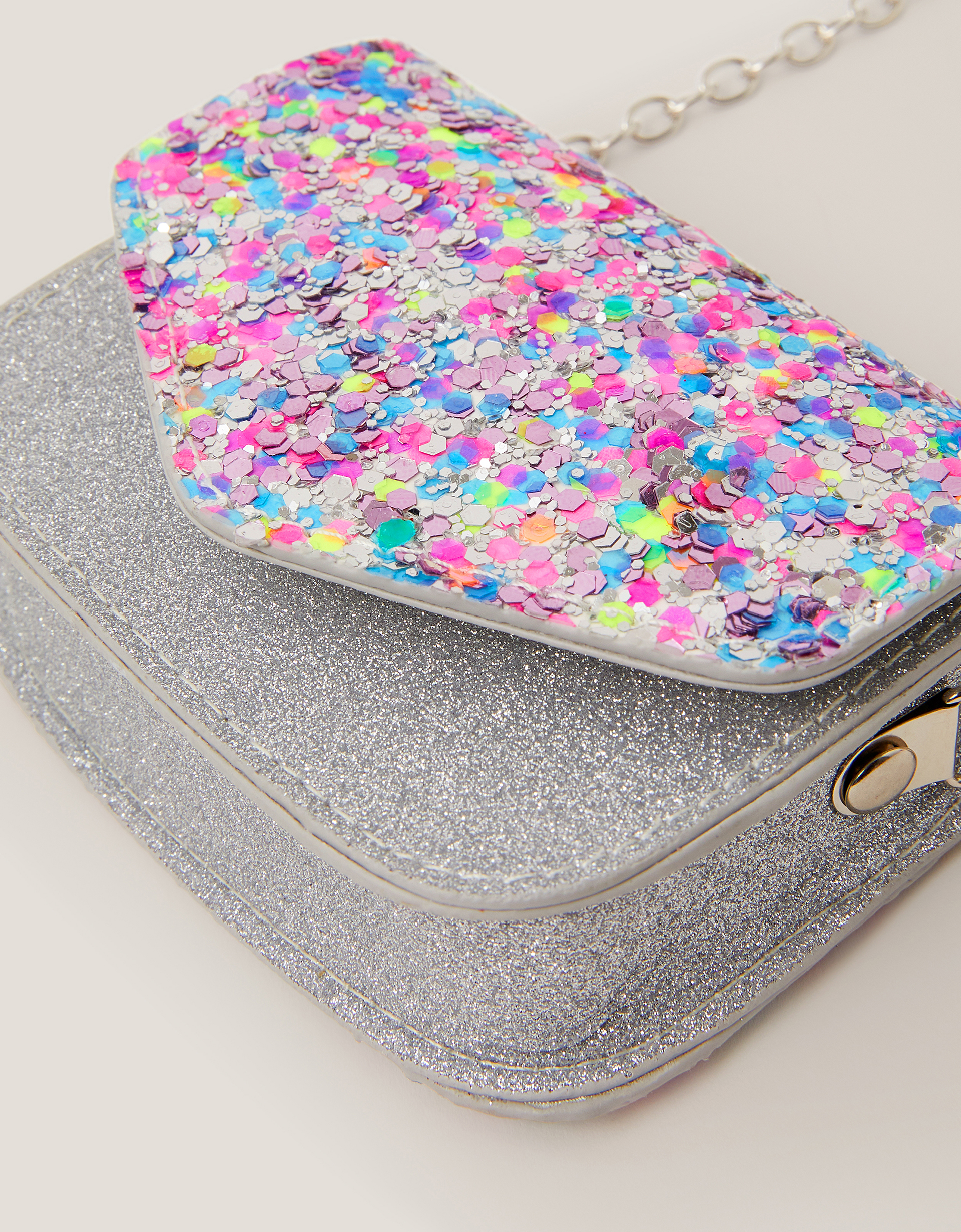 Monsoon Mini Confetti Glitter Bag, view 4