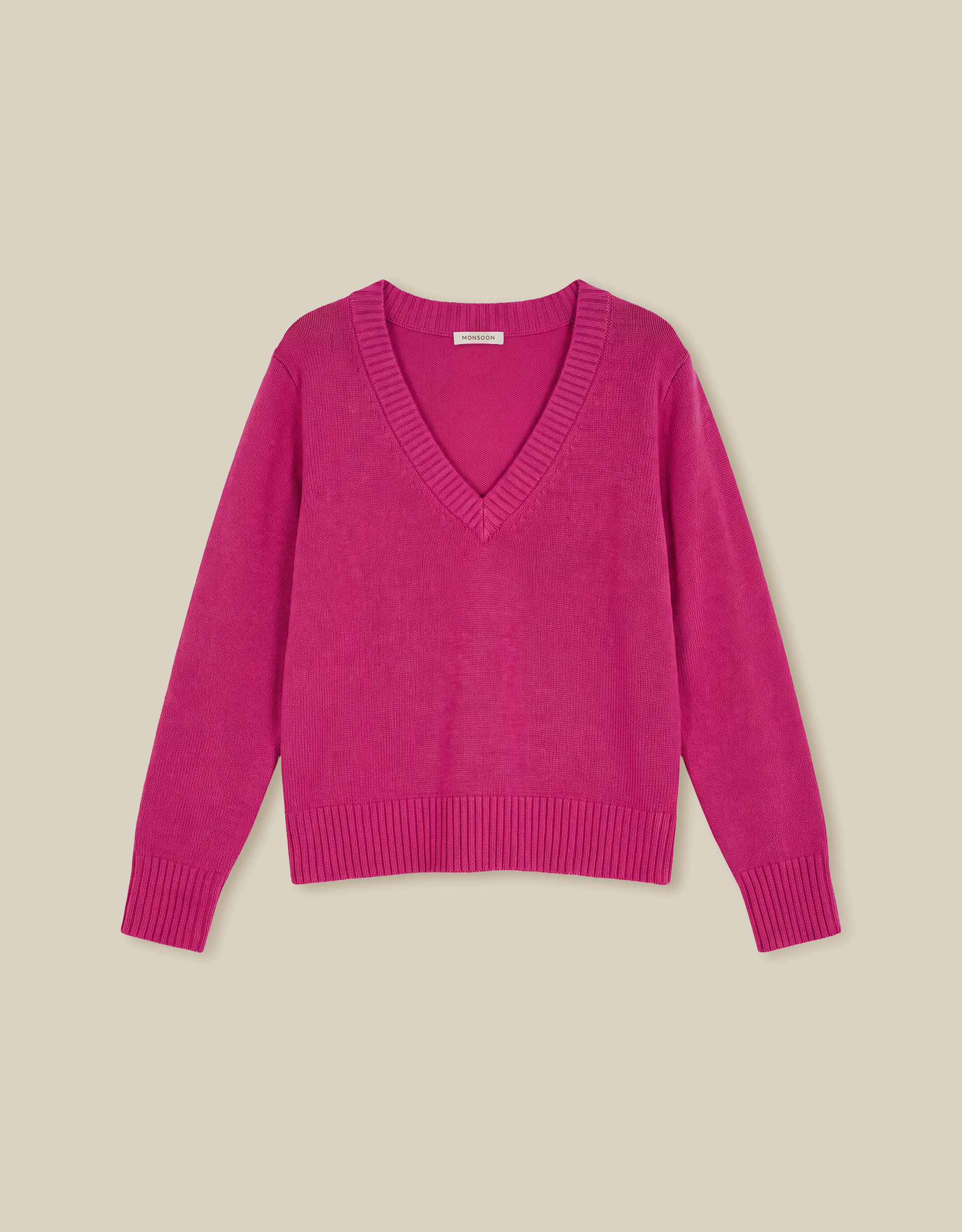Monsoon Venus V-Neck Jumper, view 5