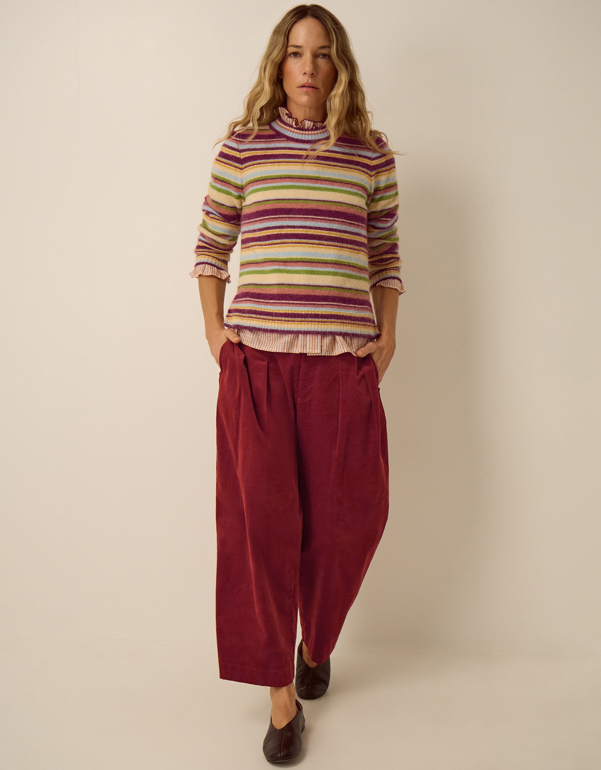 Monsoon Serenity Stripe Jumper, view 4