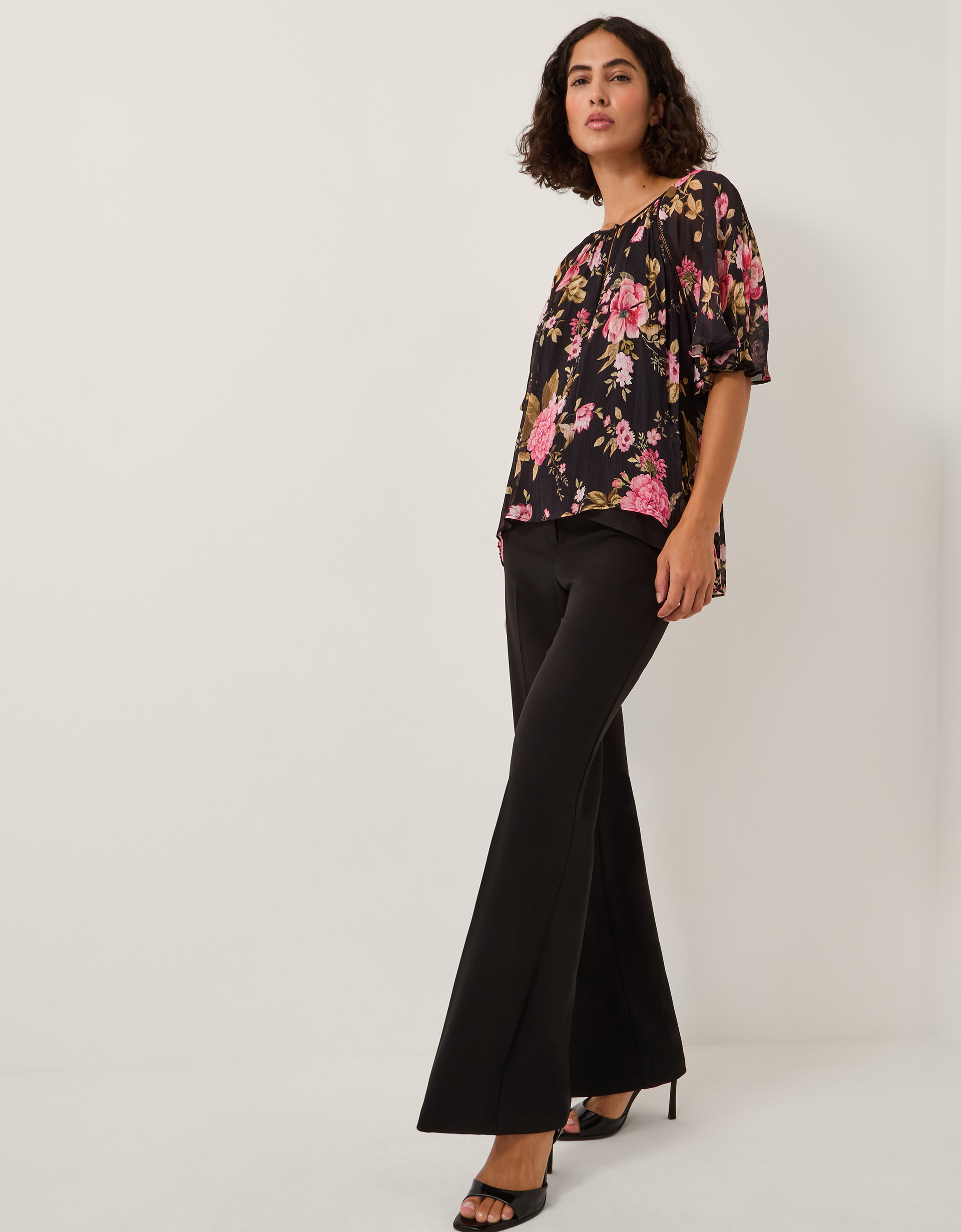 Monsoon Mariel Floral Print Blouse, view 4