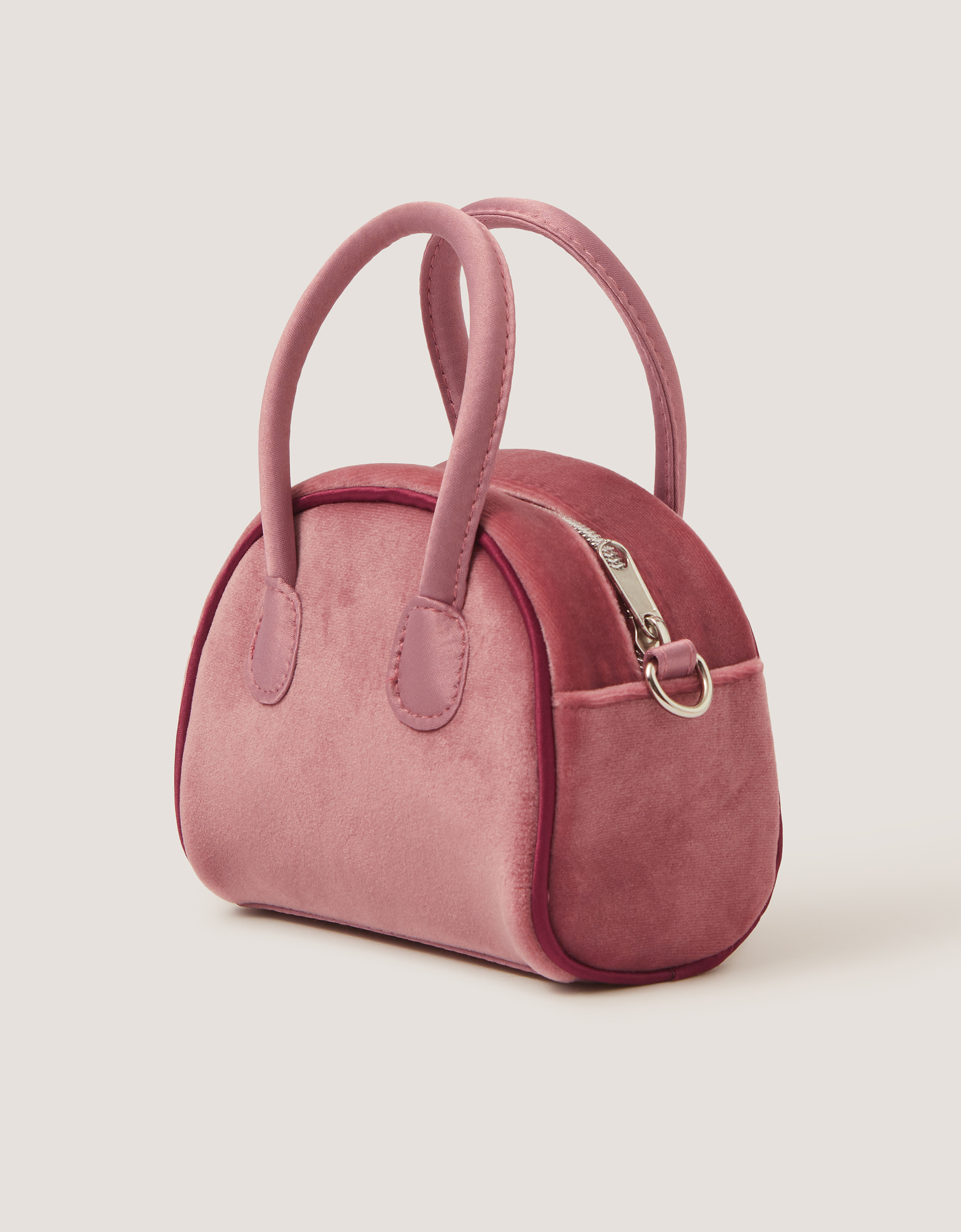 Monsoon Lucy Bow Charm Velvet Bag, view 2