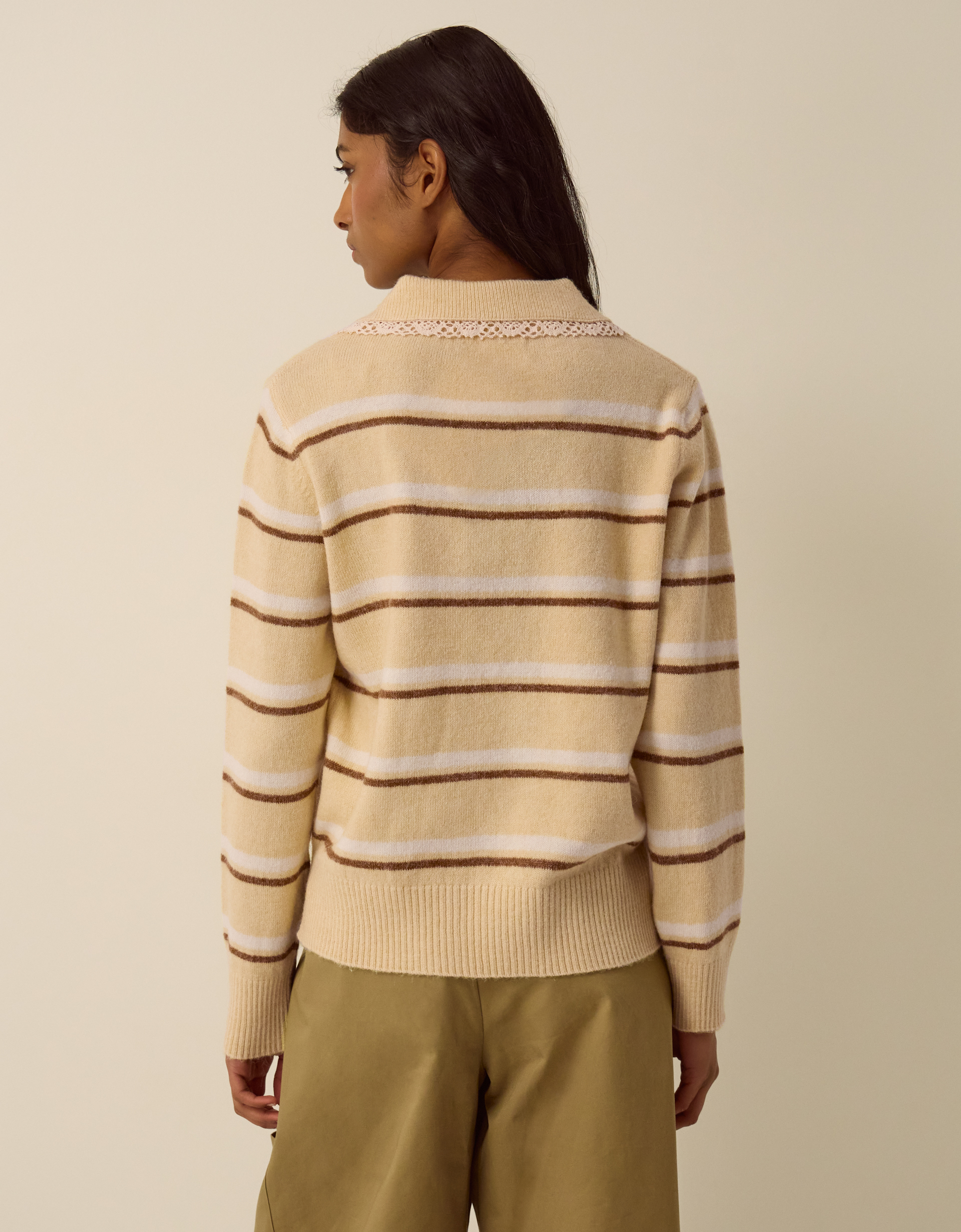 Monsoon Sutton Stripe Jumper, view 3