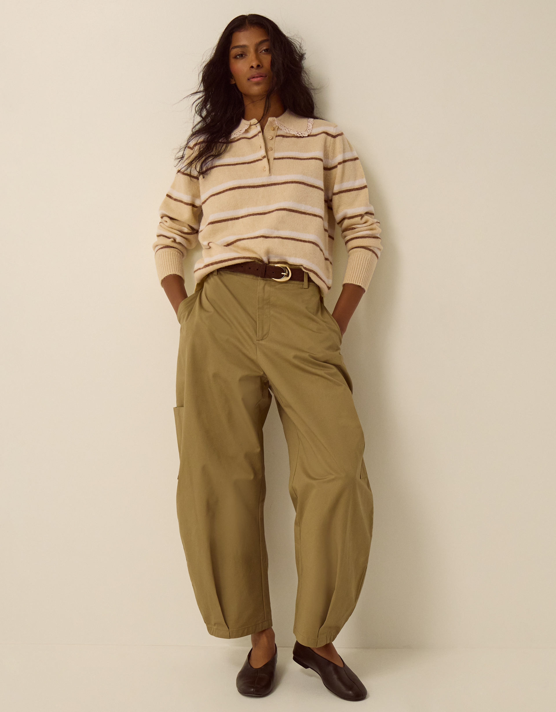 Monsoon Sutton Stripe Jumper, view 4