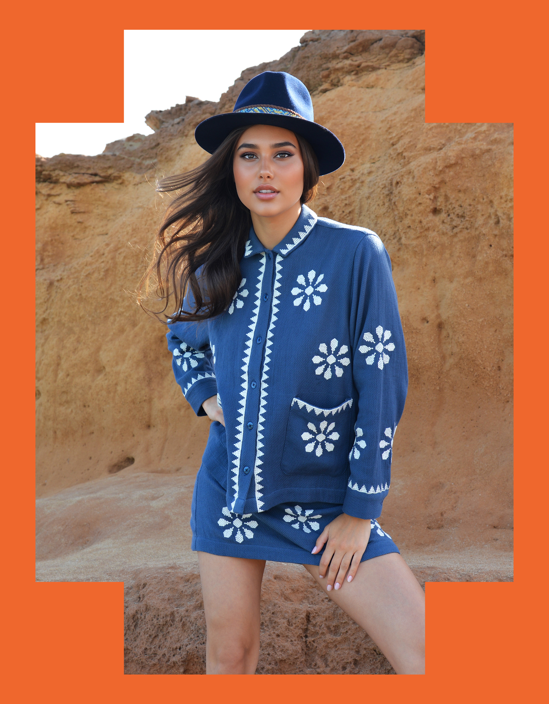 Monsoon Wild Tomar Woven Collar Jacket