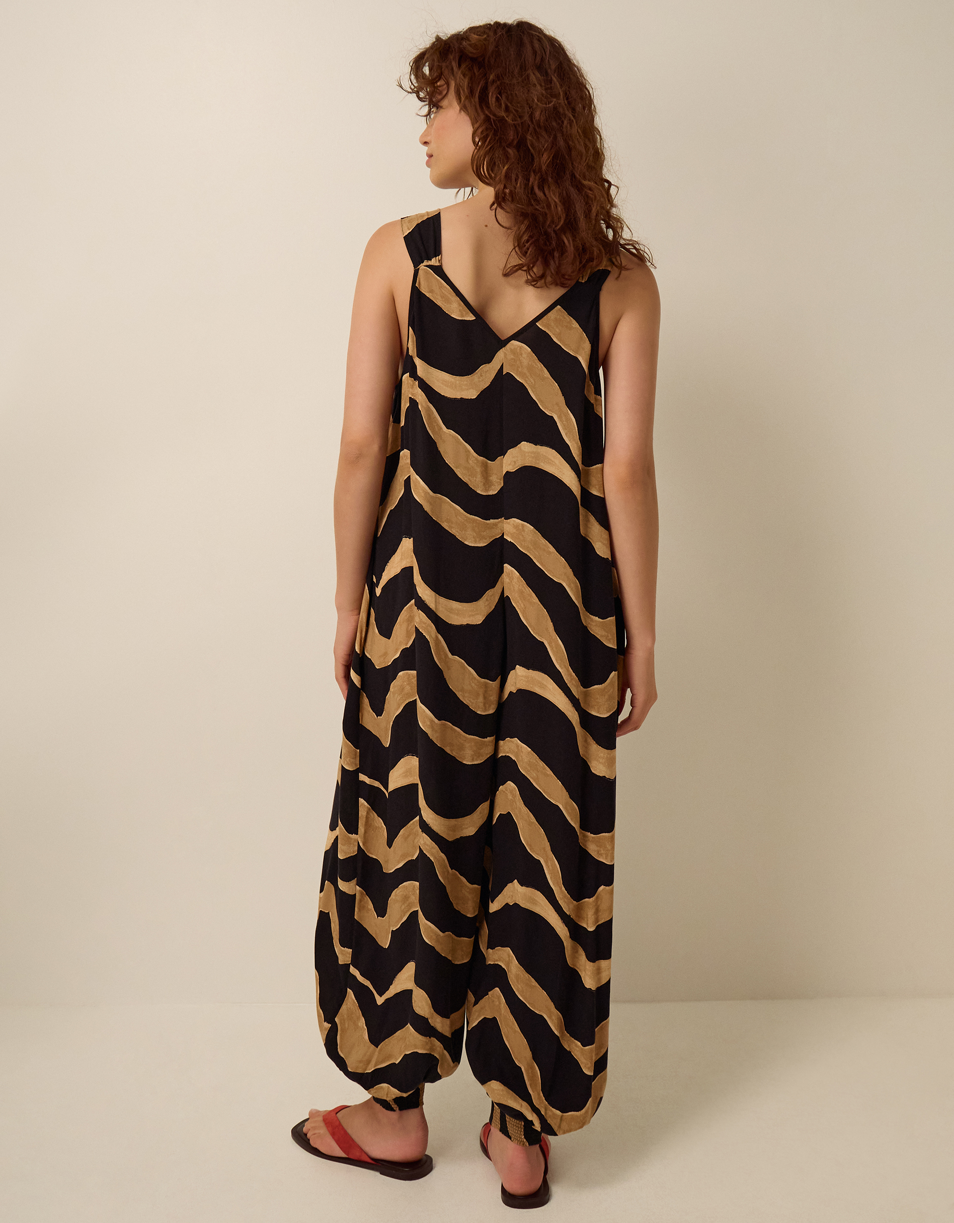 Monsoon Zahara Sleeveless Print Jumpsuit, view 3