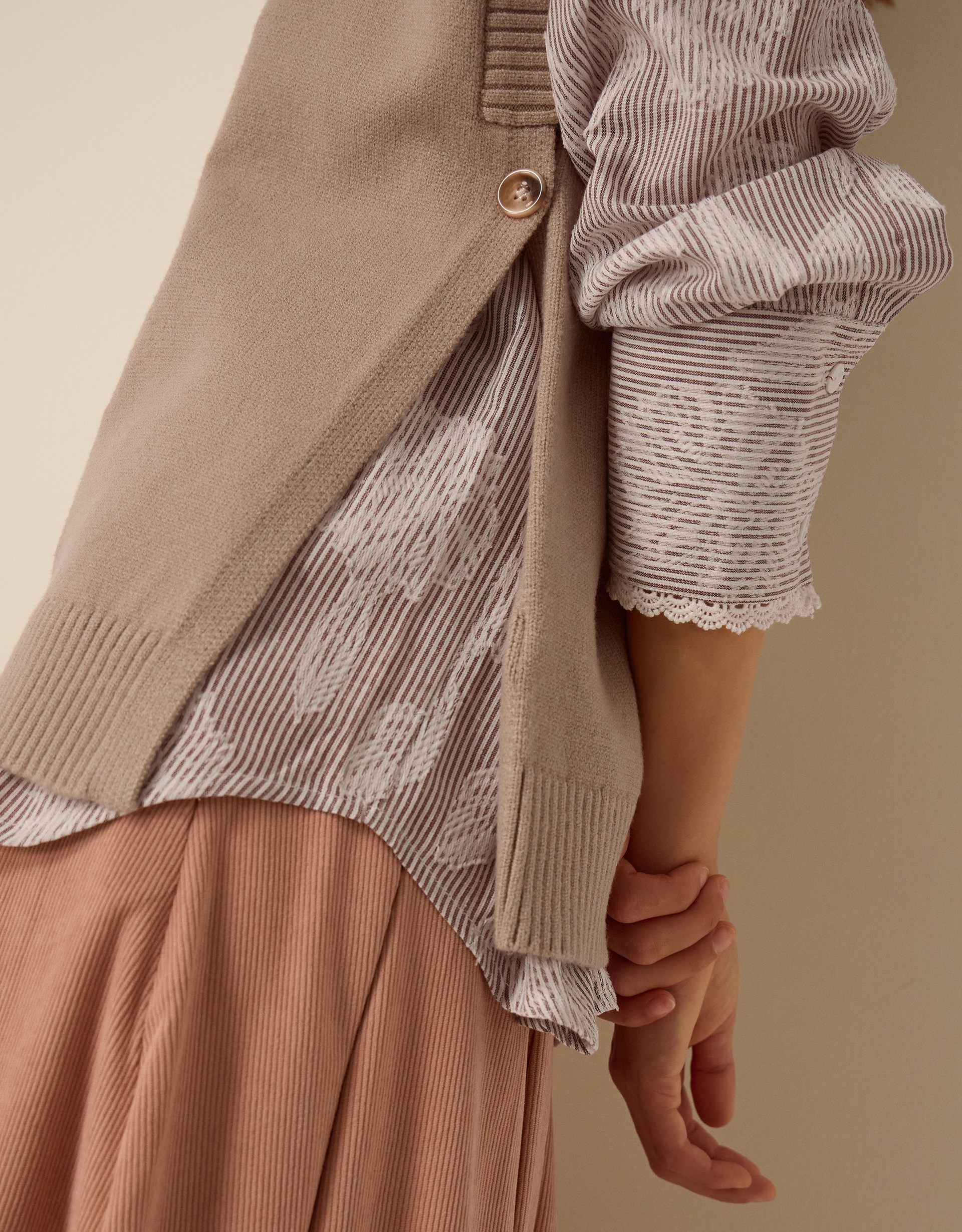 Monsoon Ariana Argyle Knitted Vest, view 3