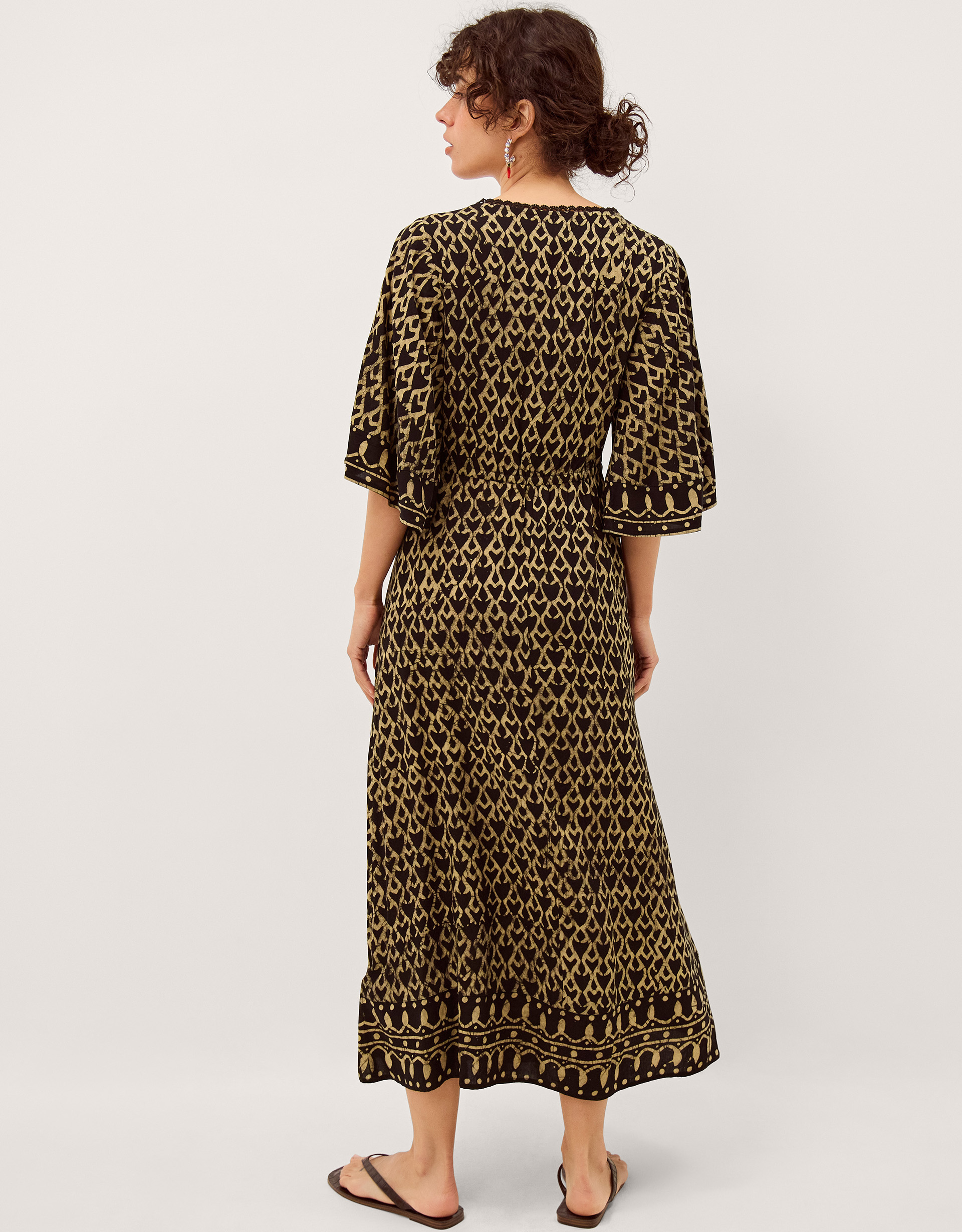 Monsoon Arti Print Midi Kaftan, view 3