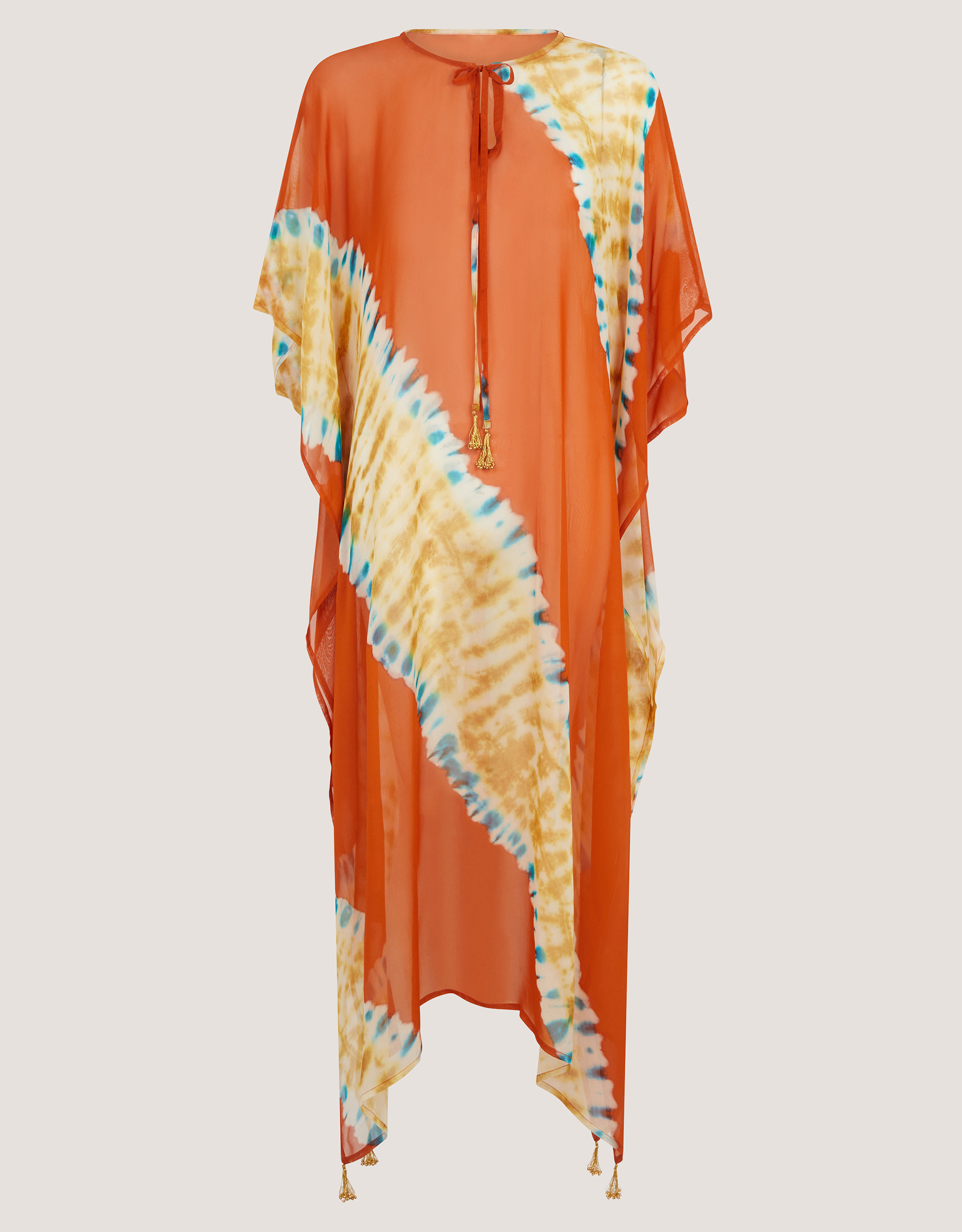 Monsoon Sasha Artisanal Tie-Dye Midi Kaftan, view 5