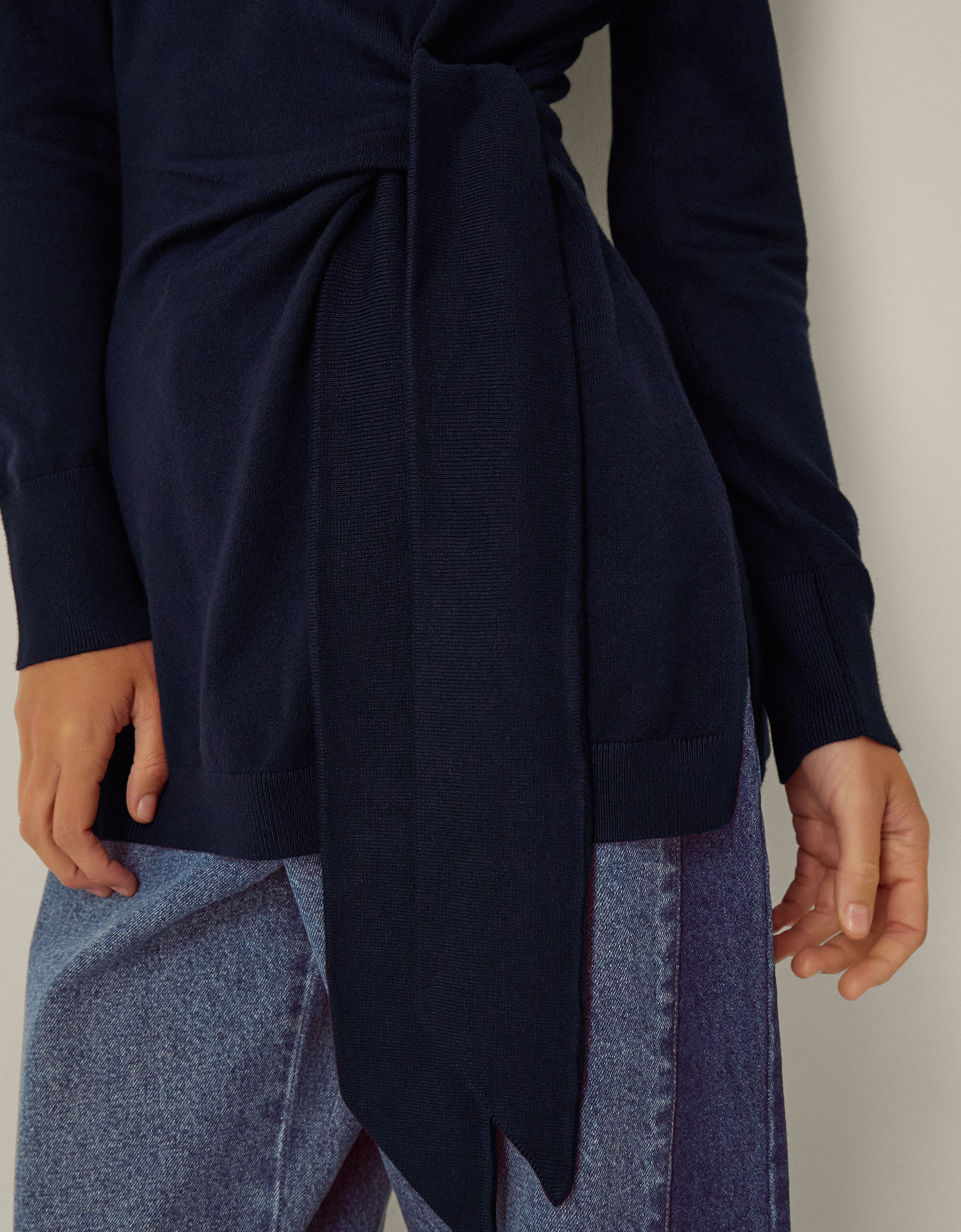 Monsoon Tina Tie Side Jumper, view 2