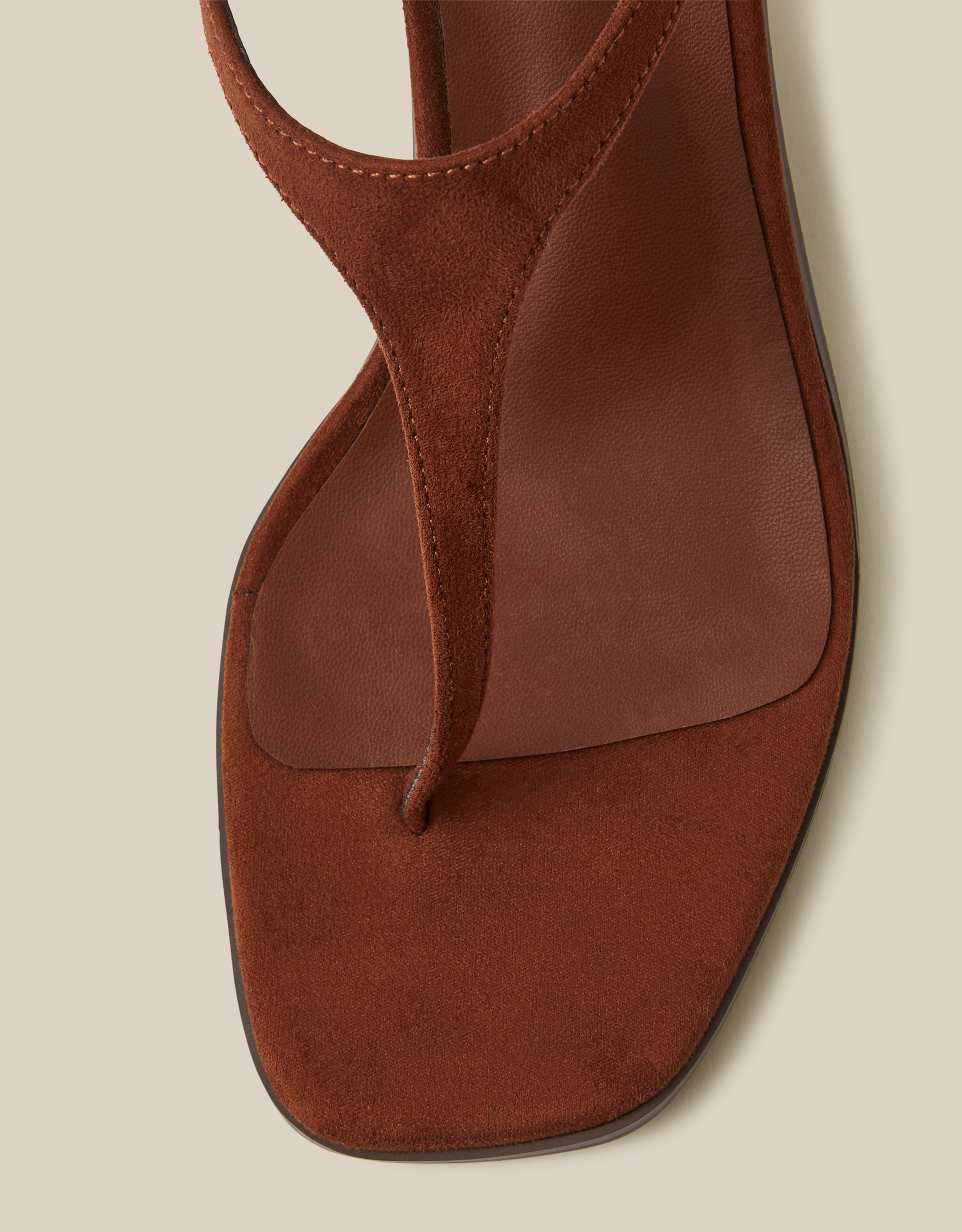Monsoon Hatty Toe Post Tie Strap Heels, view 3