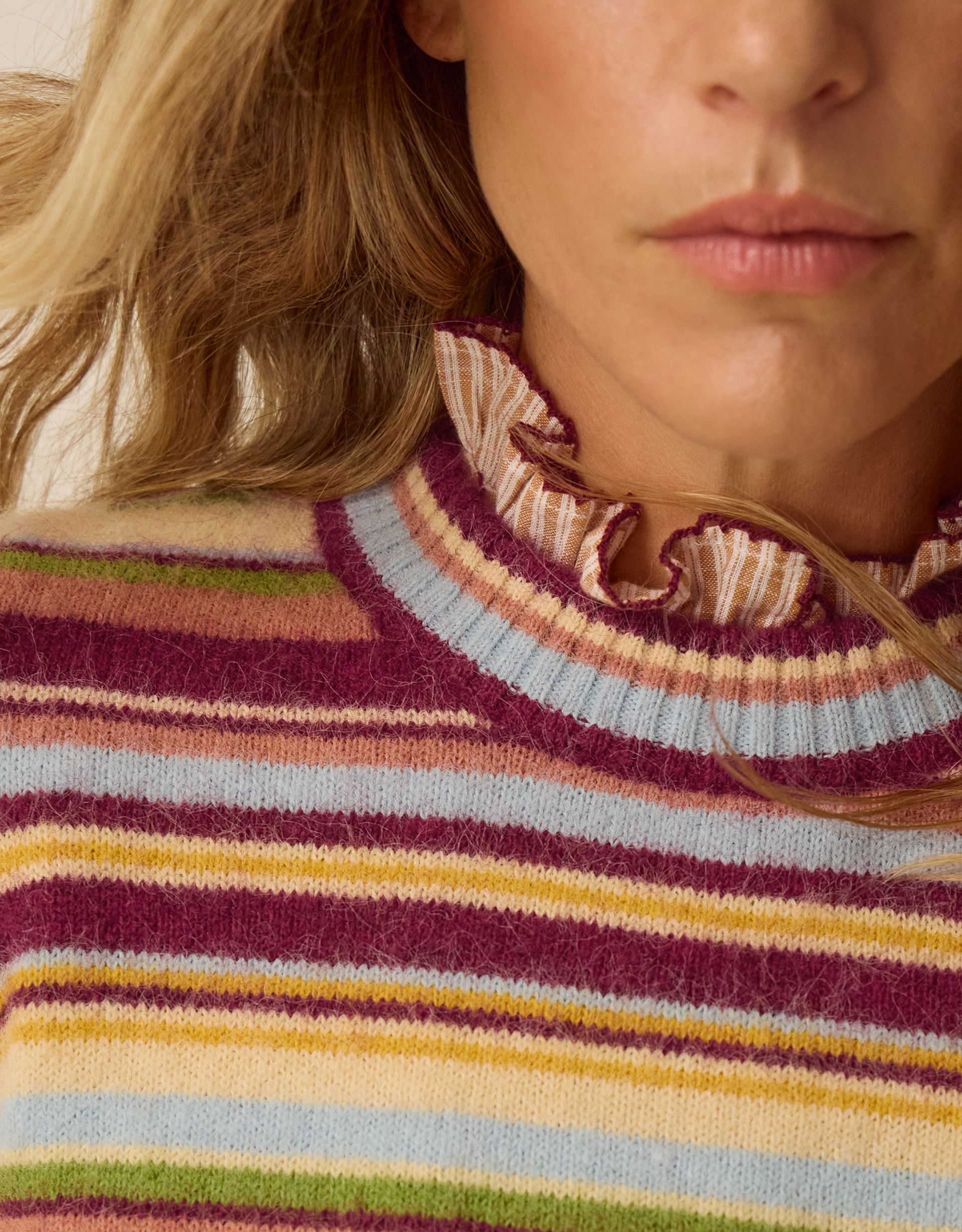 Monsoon Serenity Stripe Jumper, view 2