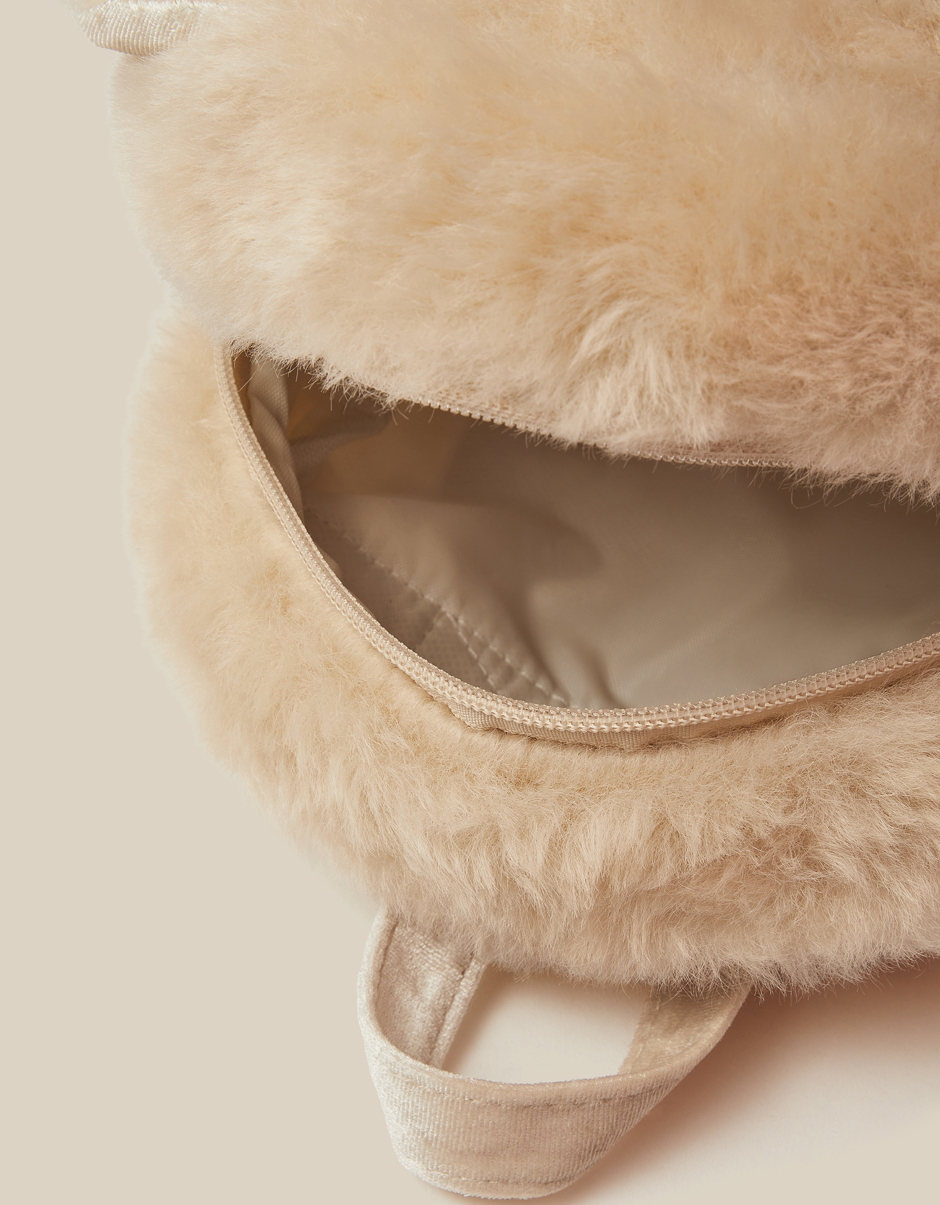 Monsoon Fluffy Teddy Backpack, view 4