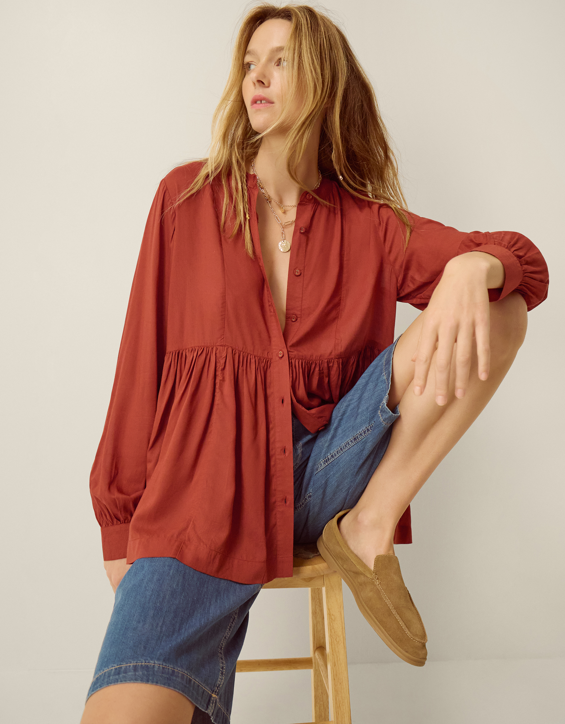 Monsoon Sandy Relaxed Blouse