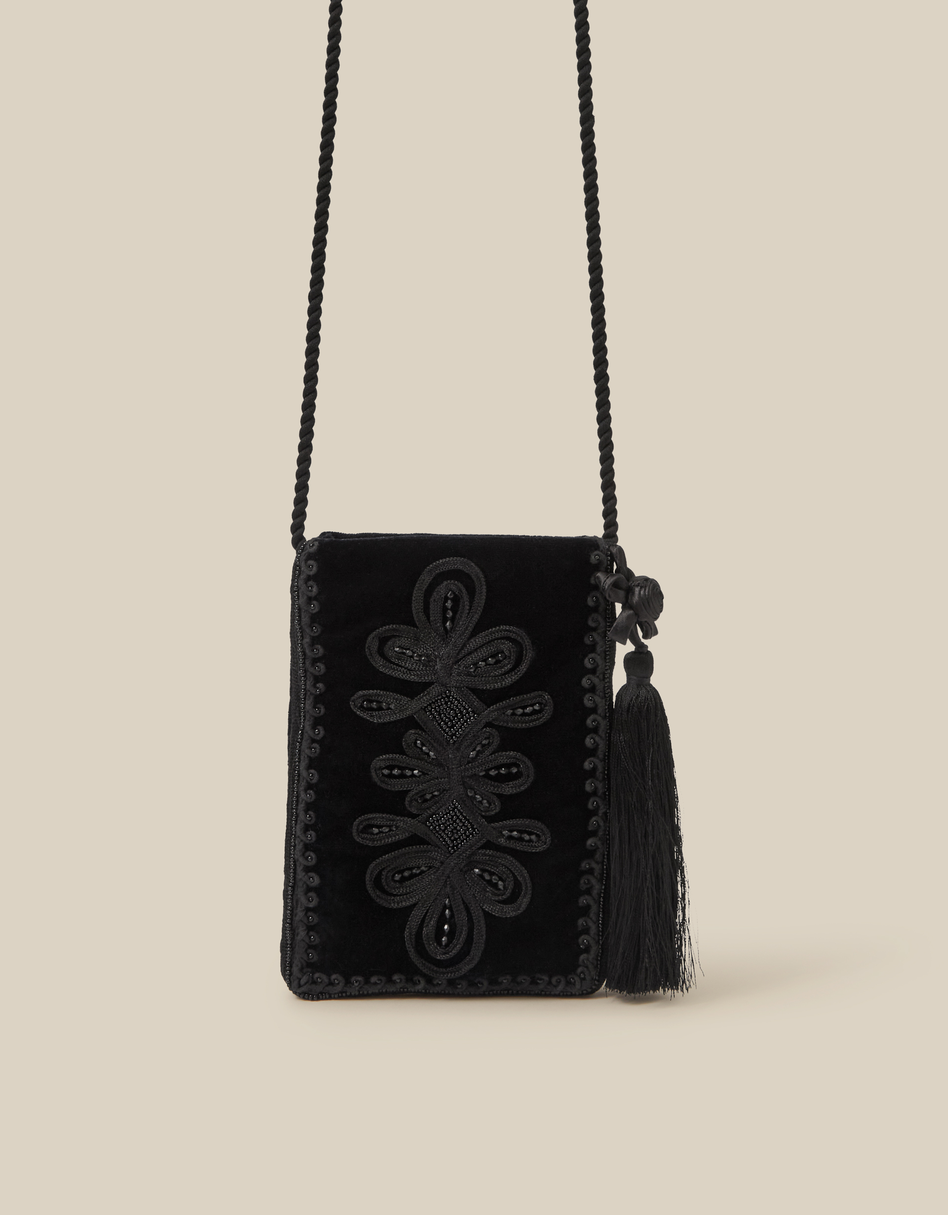 Monsoon Dori Embroidered Phone Bag