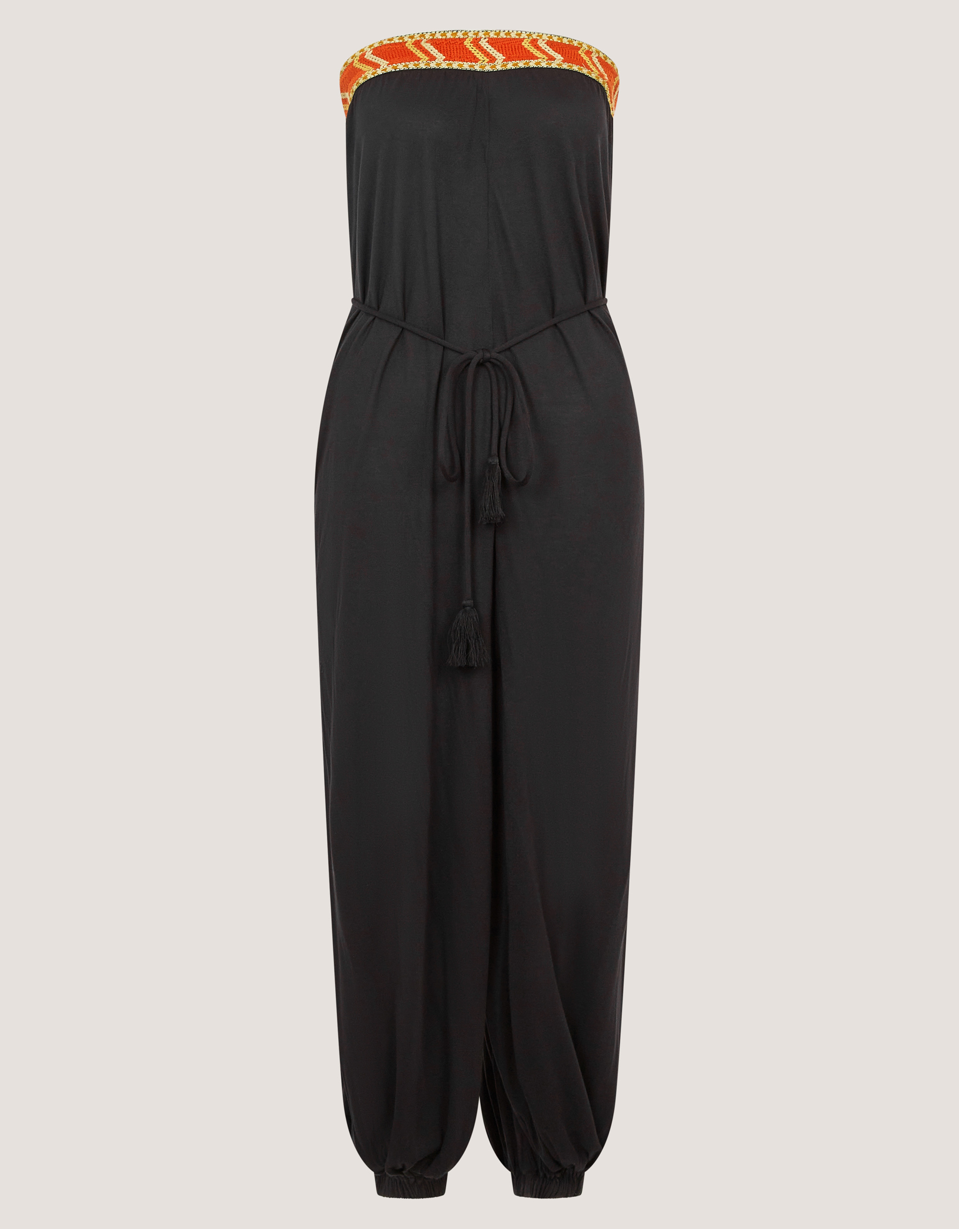 Monsoon Matilda Embroidered Balloon Leg Jumpsuit, view 5