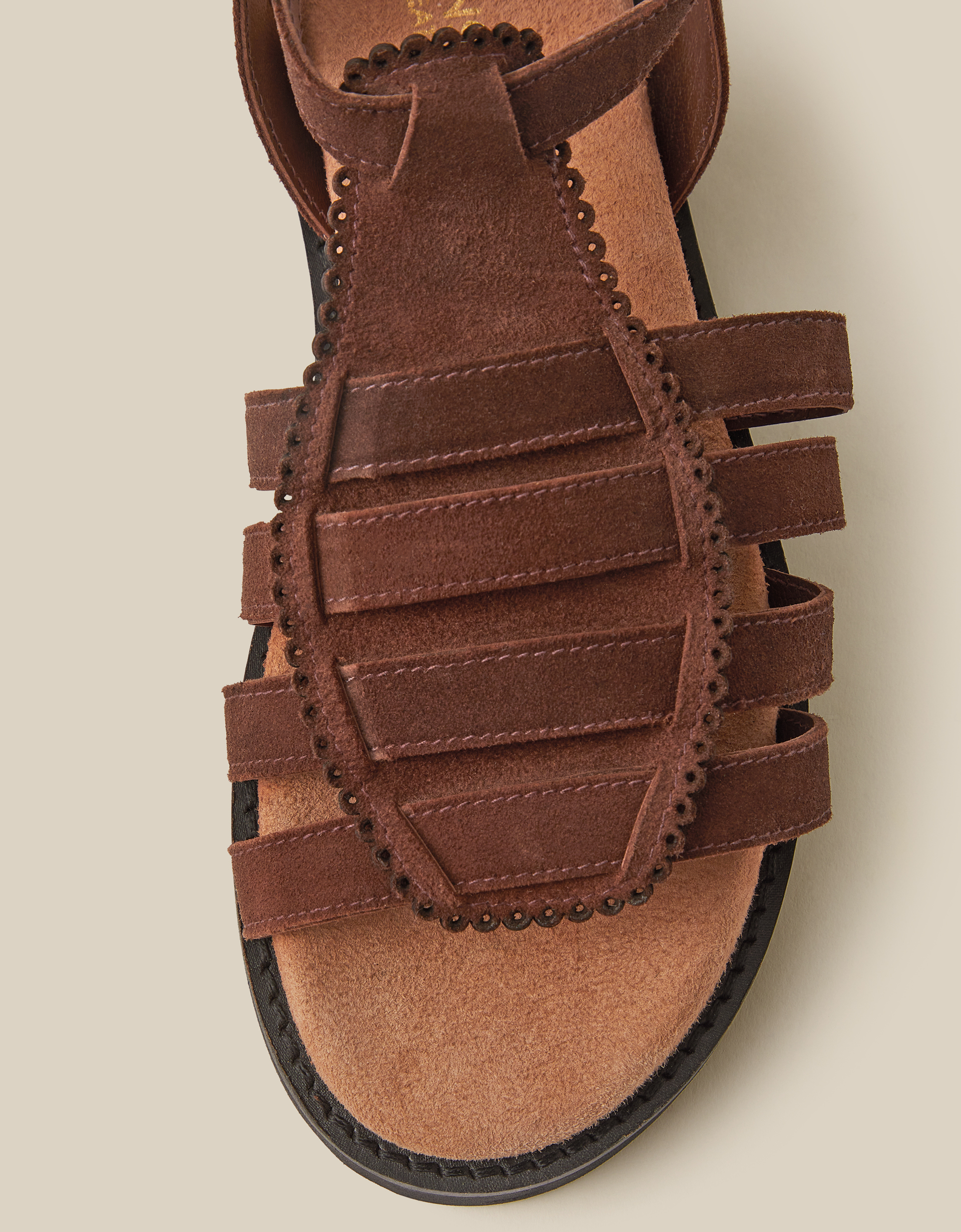 Monsoon Gigi Suede Gladiator Sandals, view 3