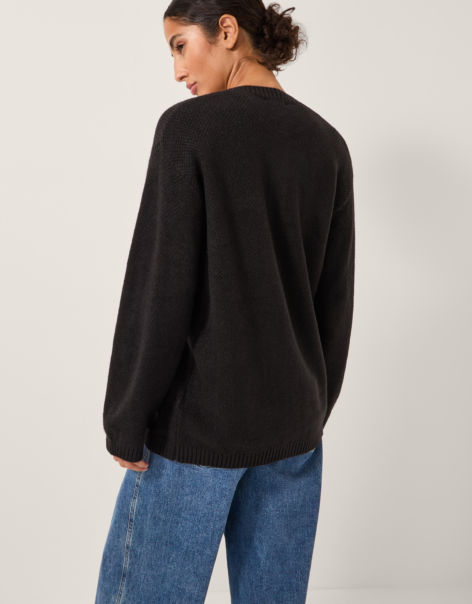 Monsoon Bella Braid Pocket Cardigan, view 3