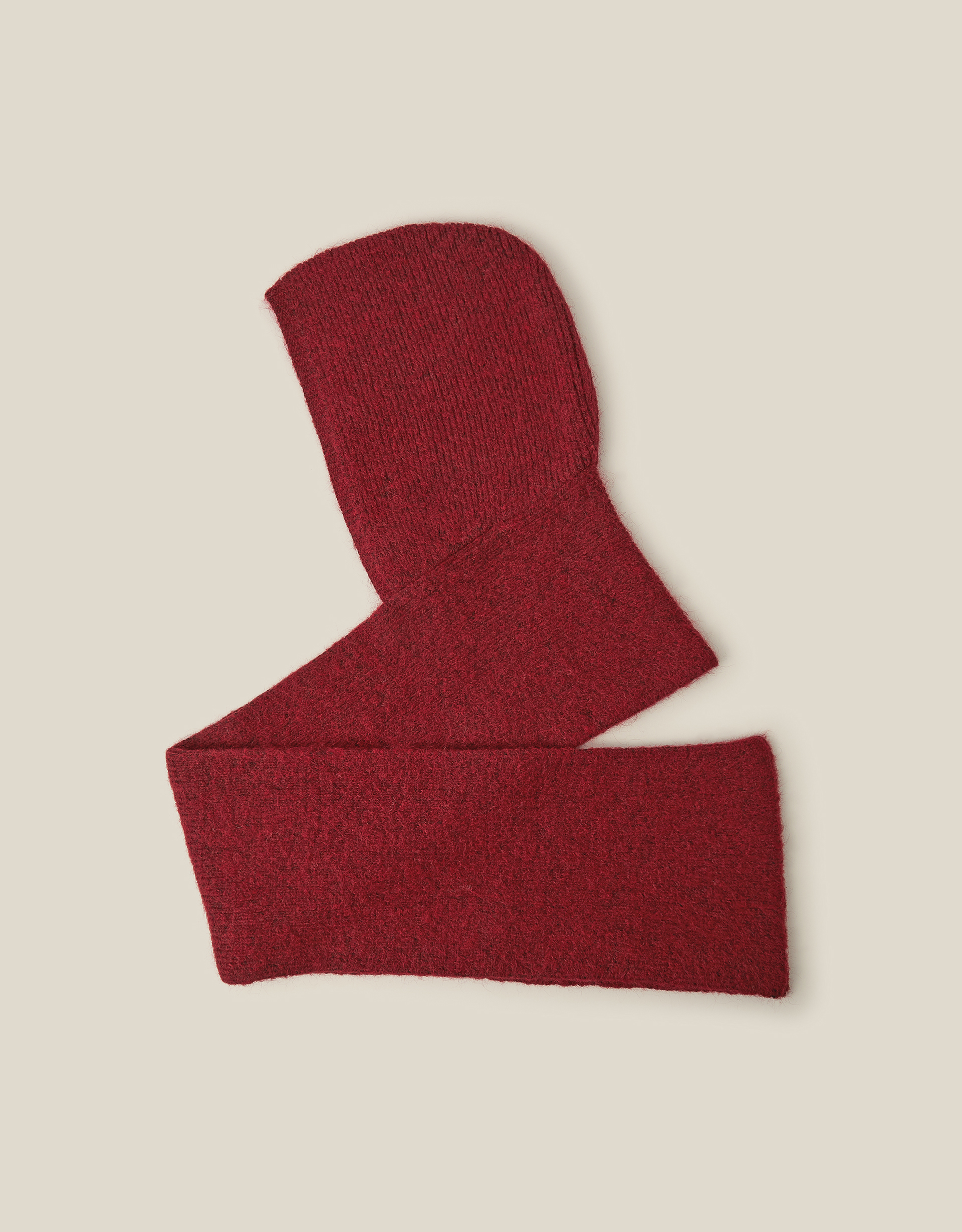 Monsoon Tula Hooded Scarf in Red