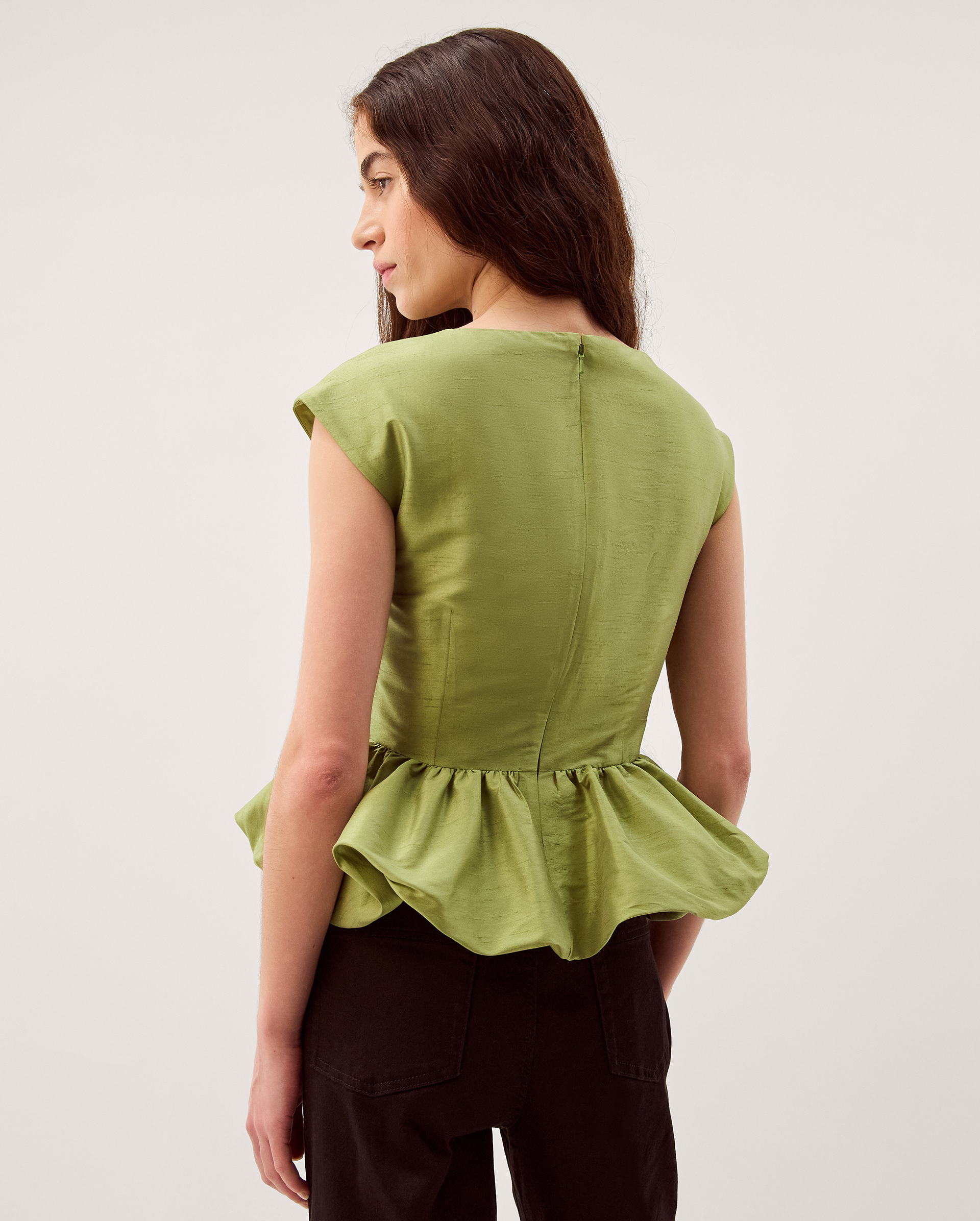 Monsoon Dahlia Sleeveless Peplum Top, view 4