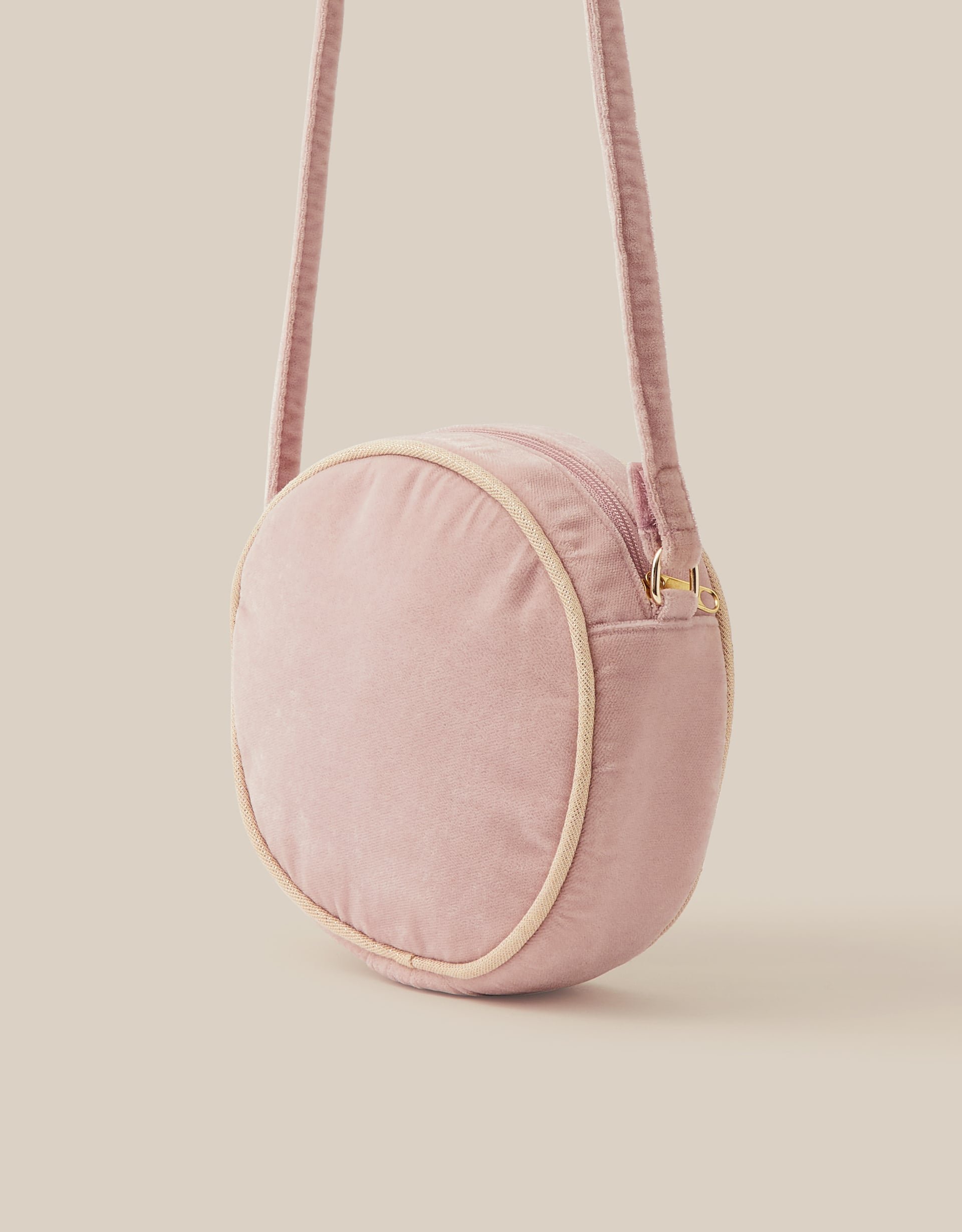 Monsoon Embellished Velvet Initial Crossbody Bag, view 2