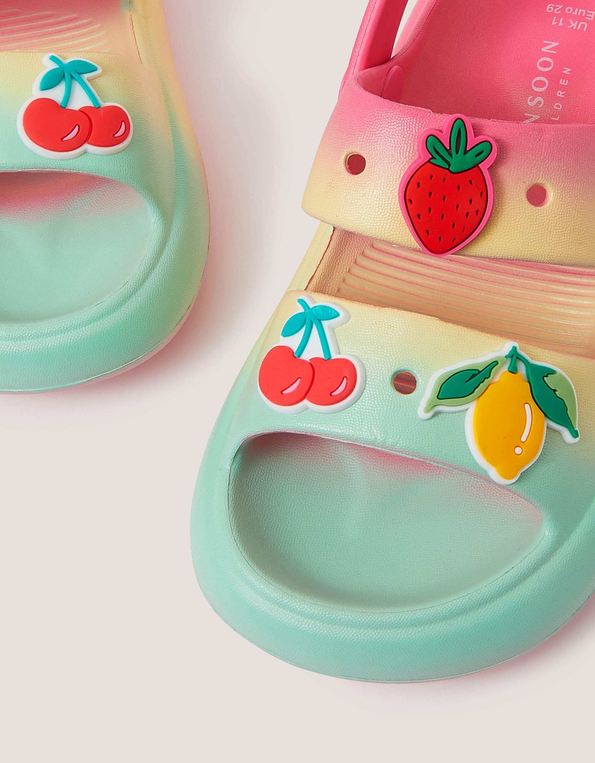 Monsoon Fruit EVA Slider Sandals, view 3