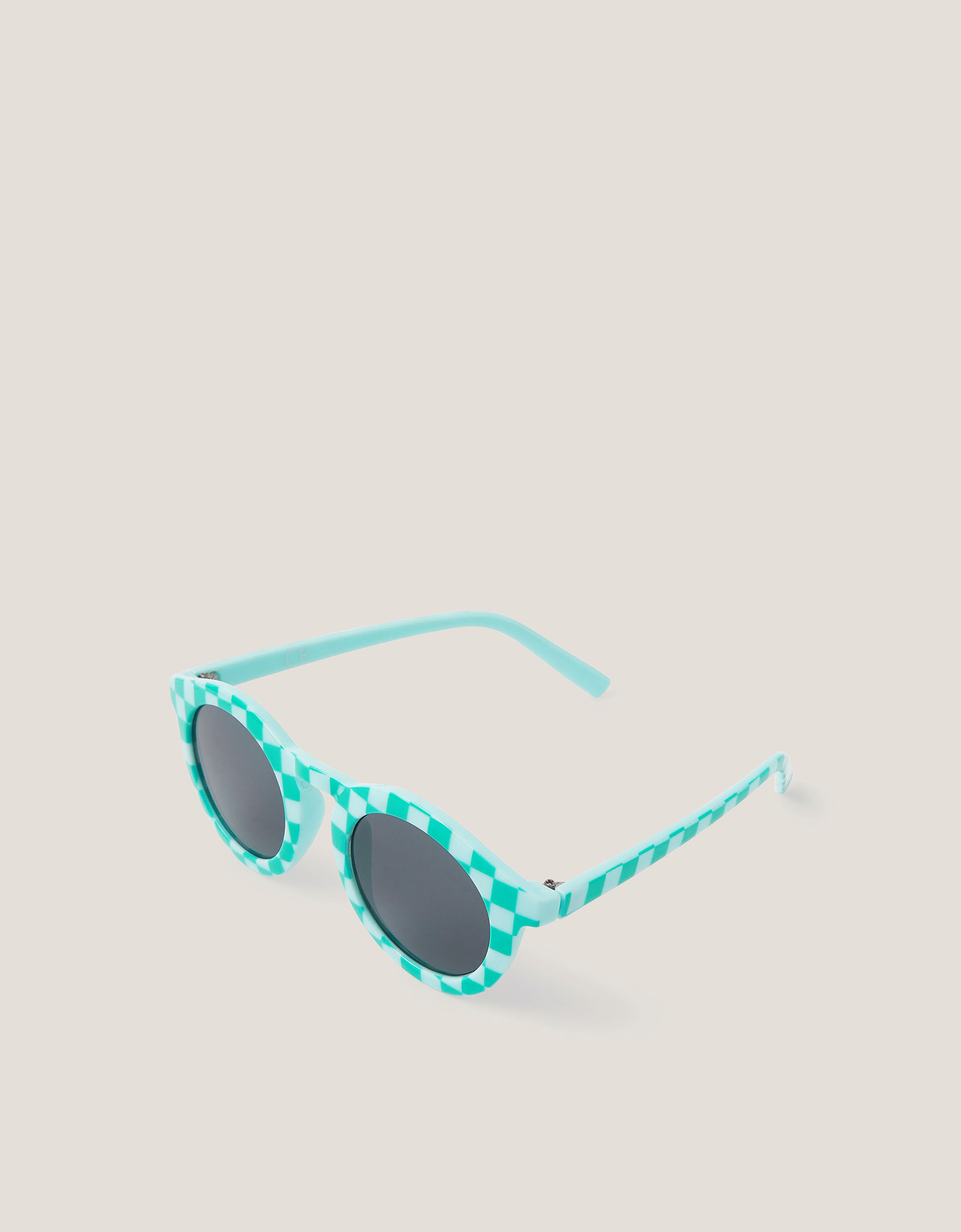 Monsoon Checkerboard Round Sunglasses