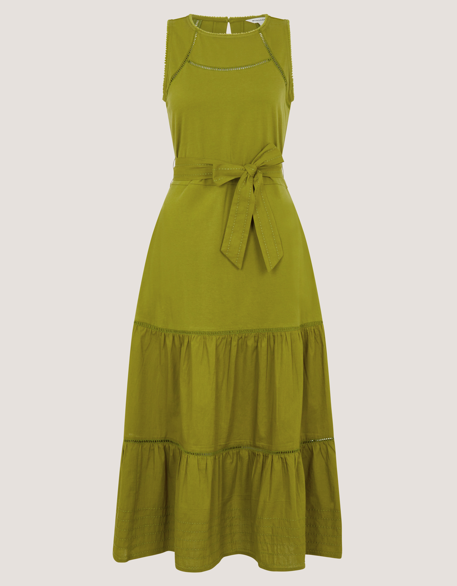 Monsoon Jen Belted Jersey Maxi Dress, view 5