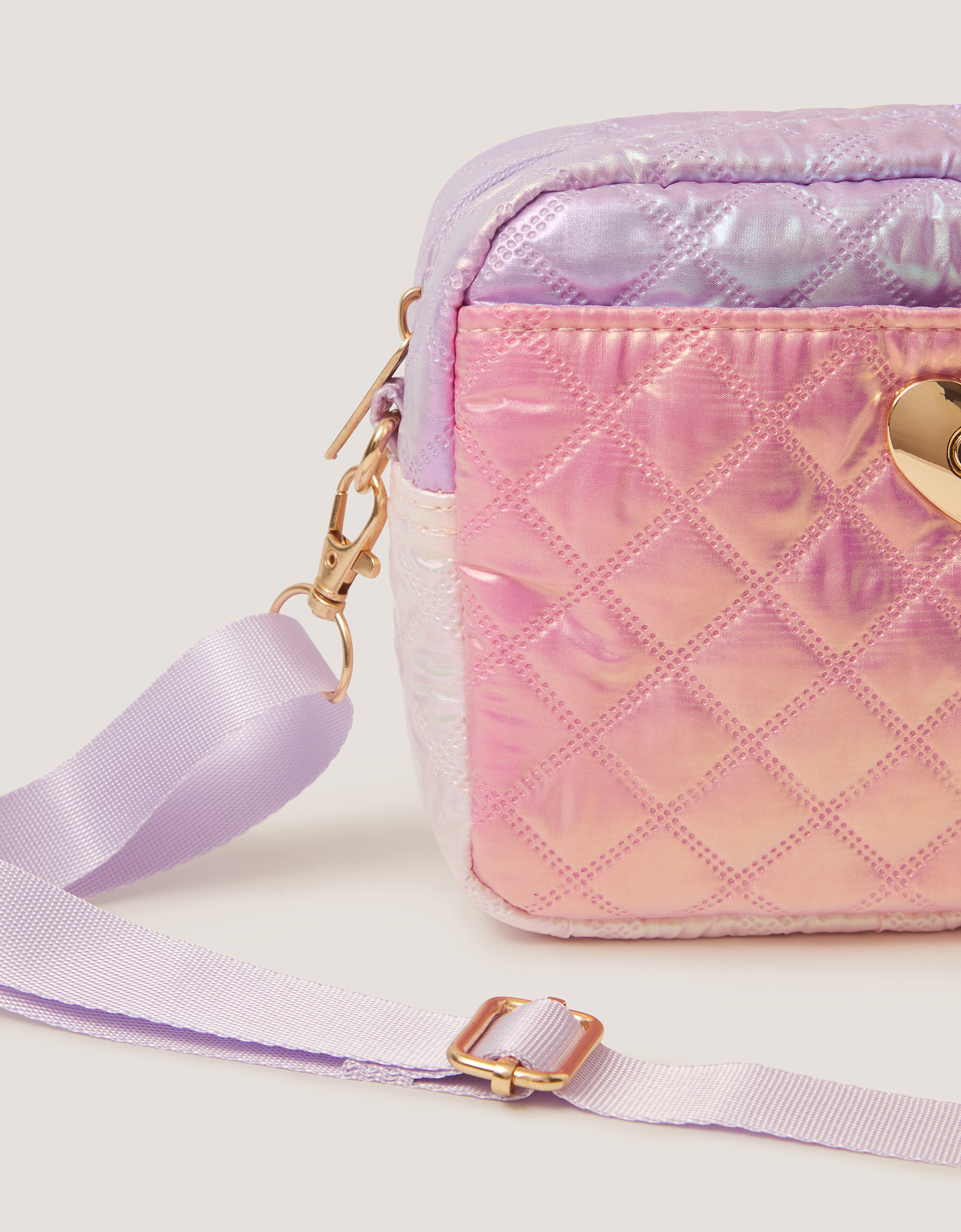 Monsoon Iridescent Quilted Crossbody Bag, view 4