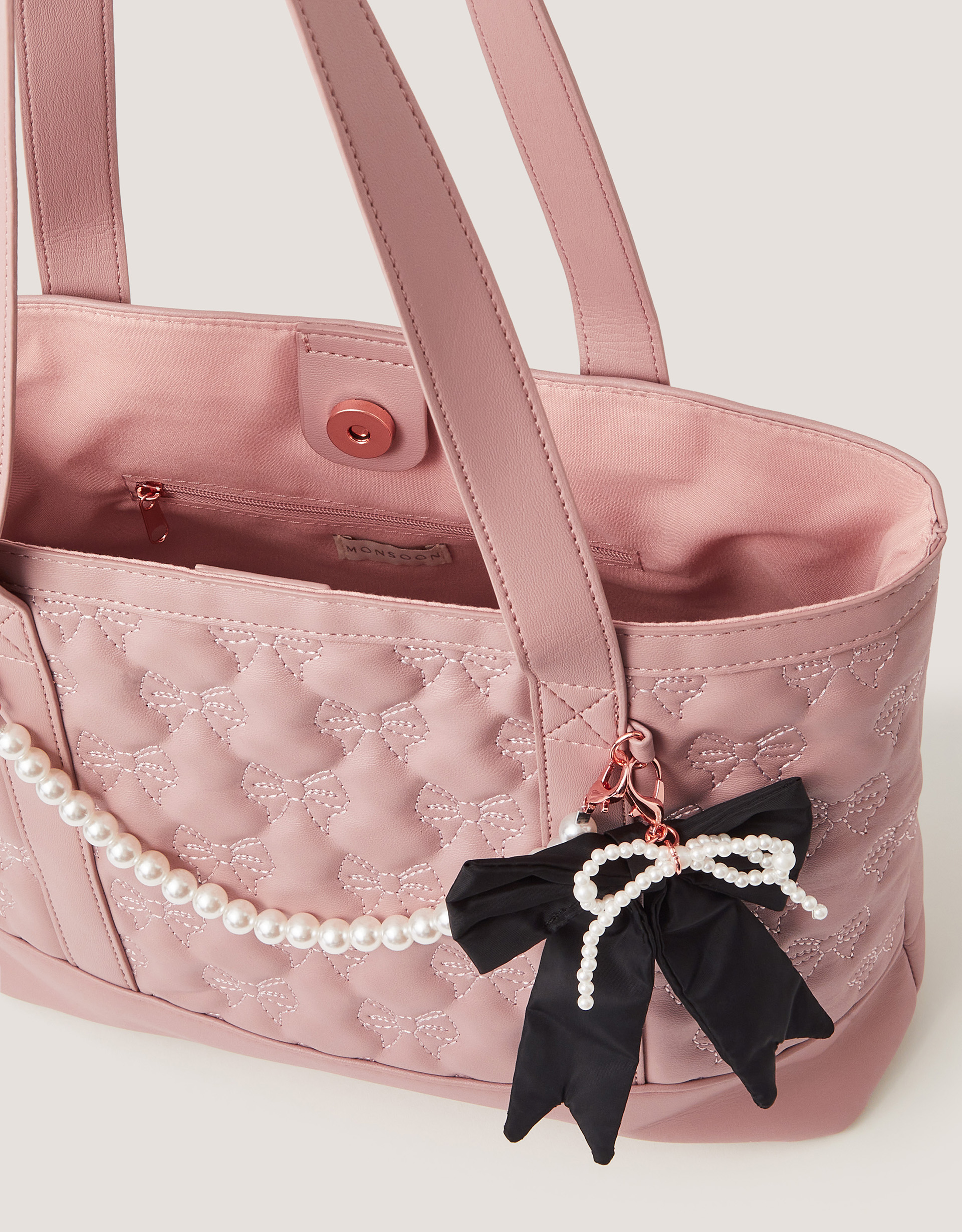 Monsoon Bow Charm Tote Bag, view 3