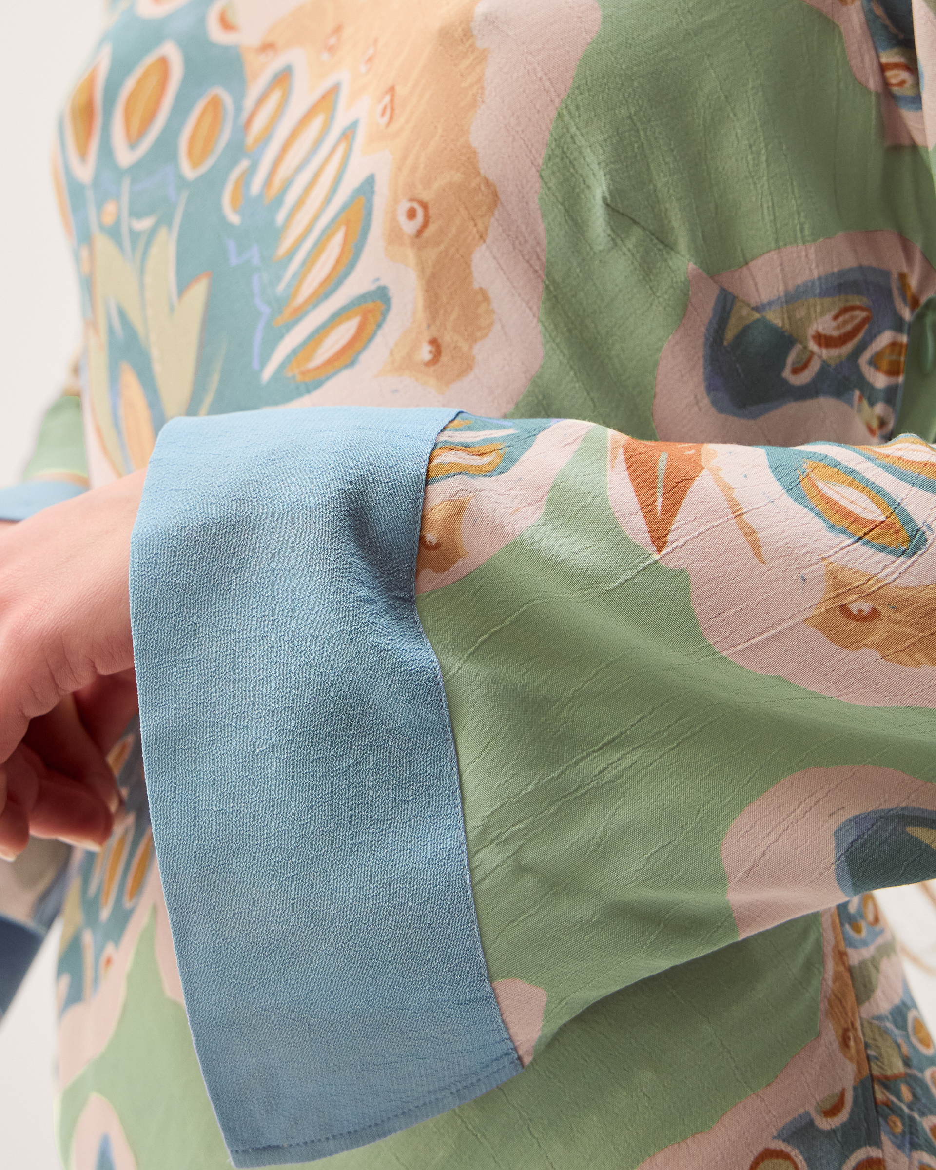 Monsoon Clemence Aurelie Butterfly Long Sleeve Maxi Dress, view 3