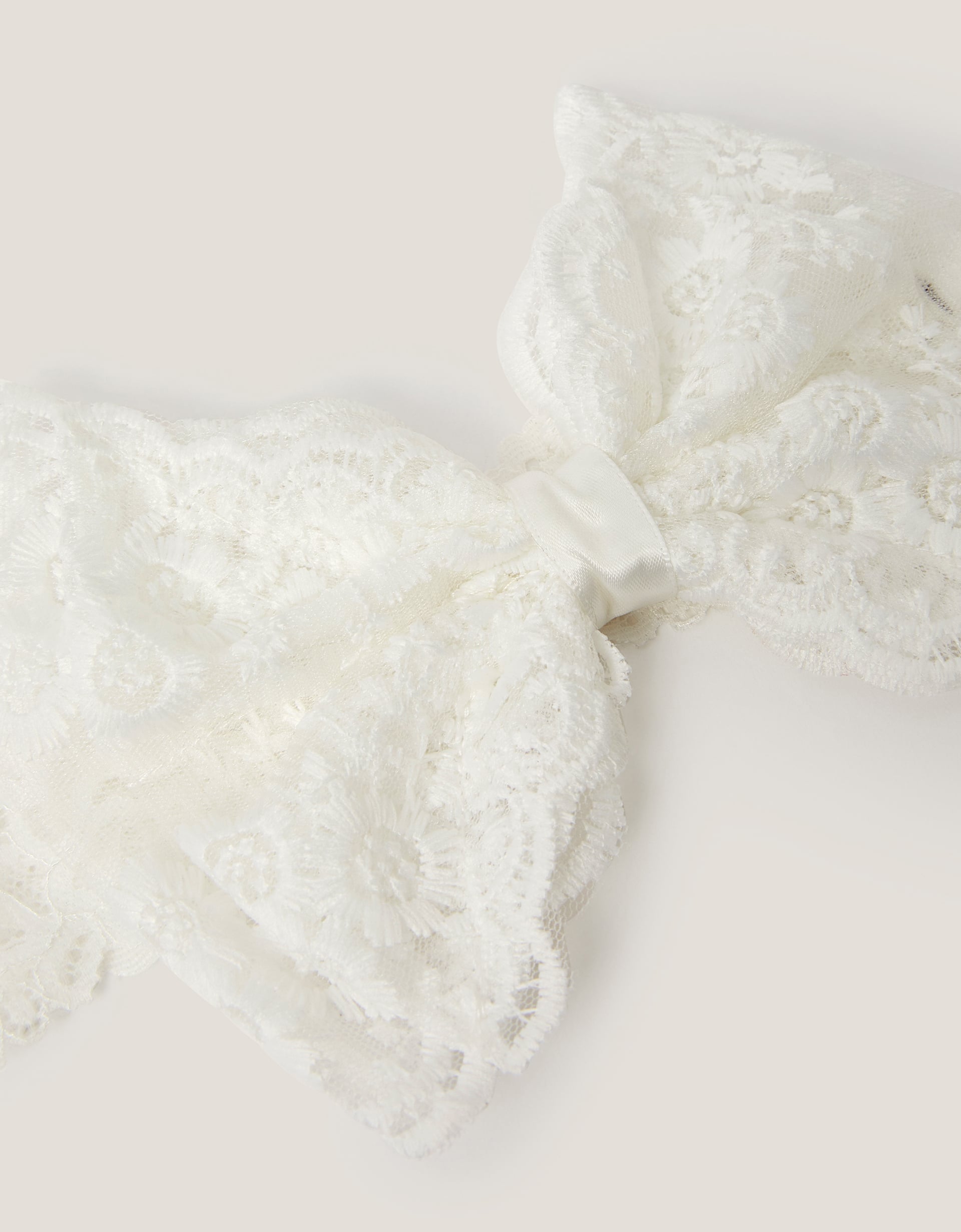 Monsoon Bow Lace Bando Headband, view 3
