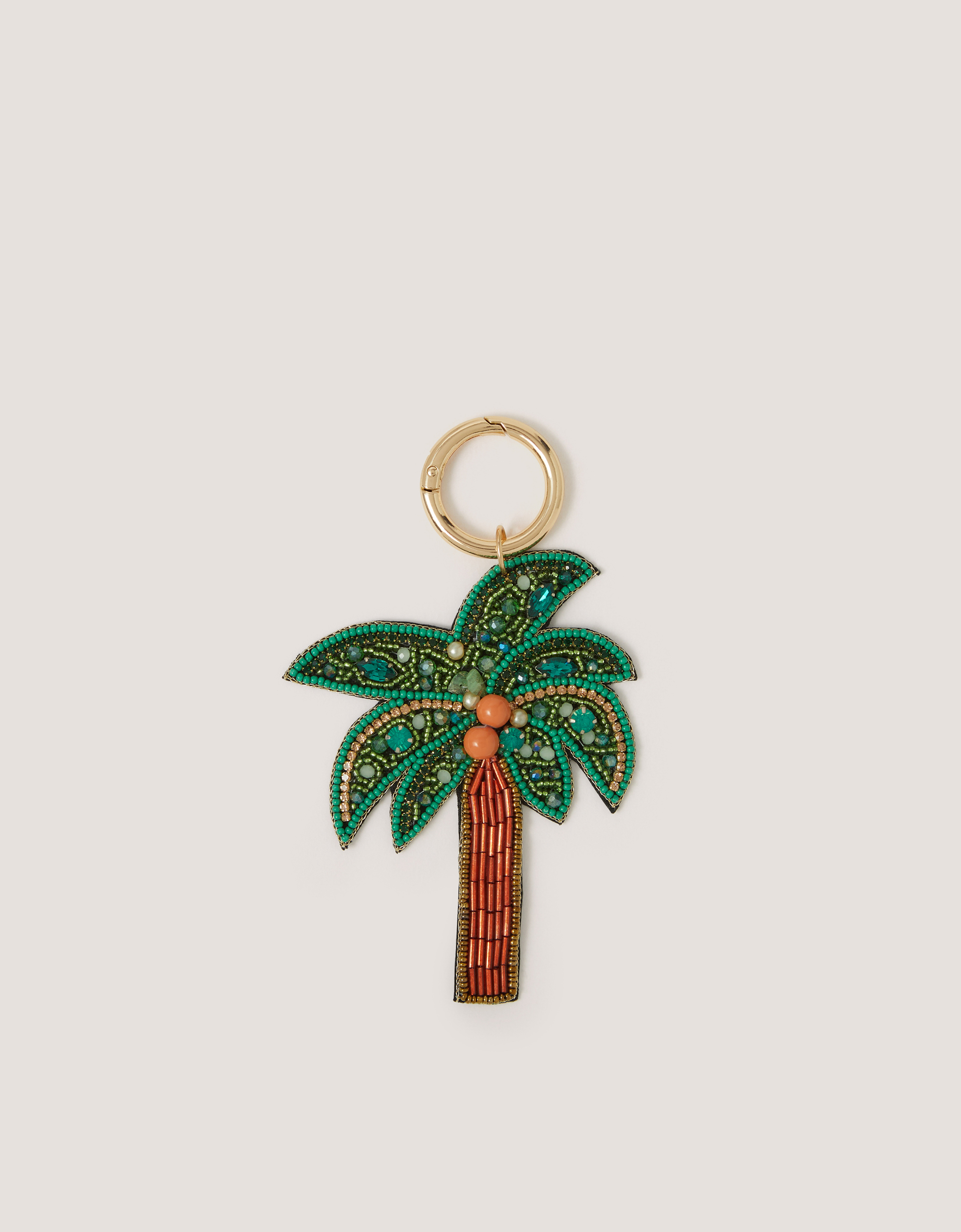 Monsoon Beaded Palm Tree Bag Charm