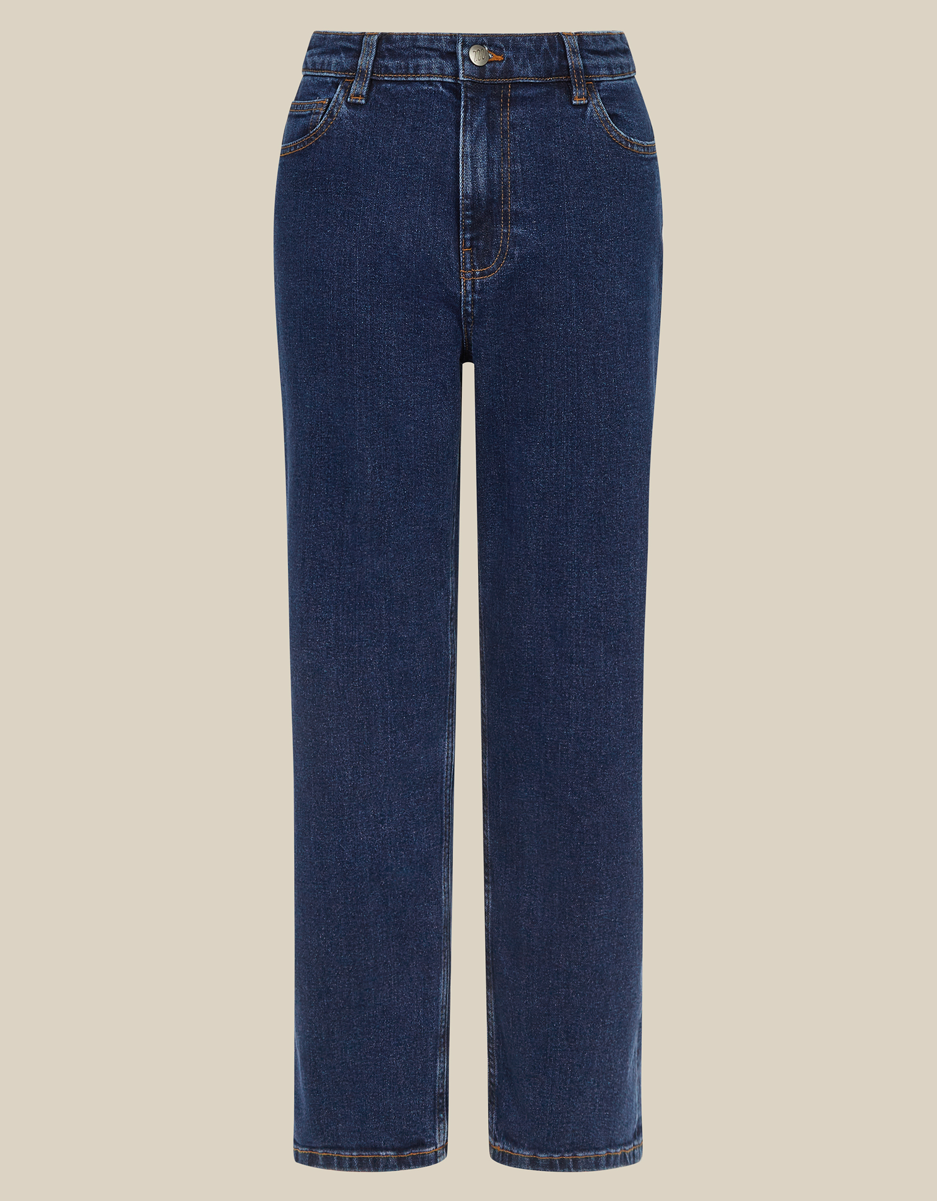 Monsoon Asha High Waisted Barrel Jeans, view 6