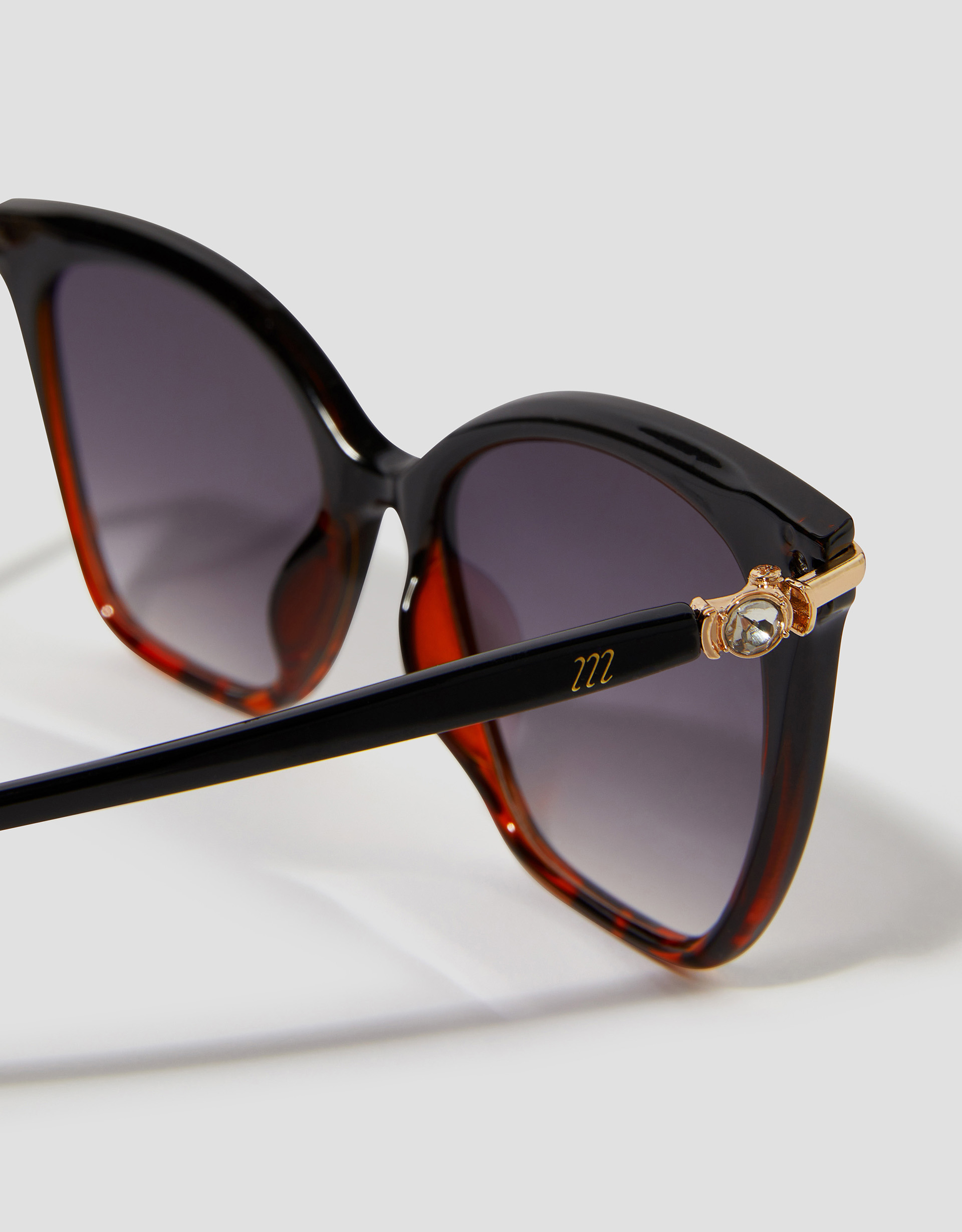 Monsoon Ombré Cat Eye Sunglasses, view 3