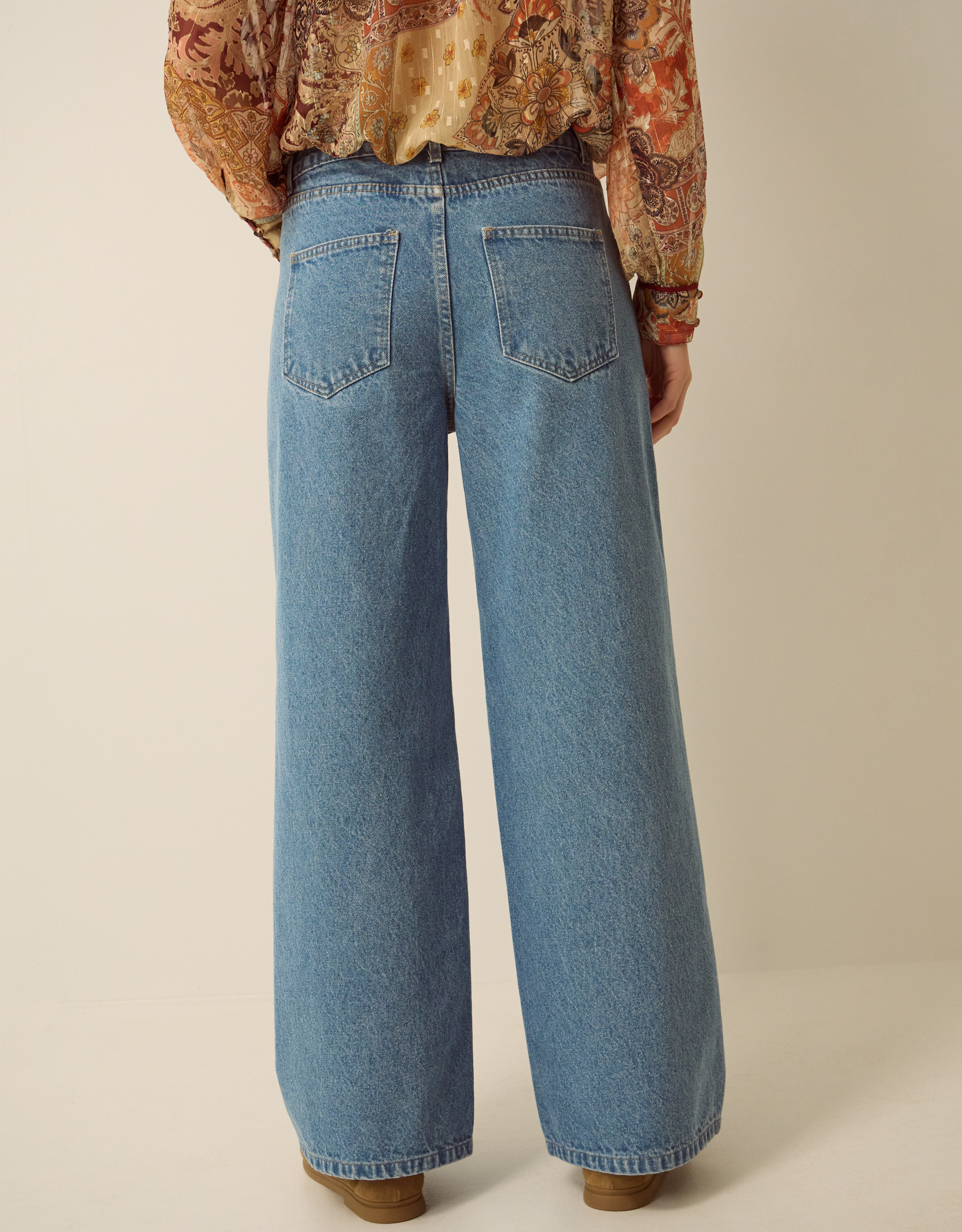 Monsoon Lillian Wide Leg Jeans, view 4