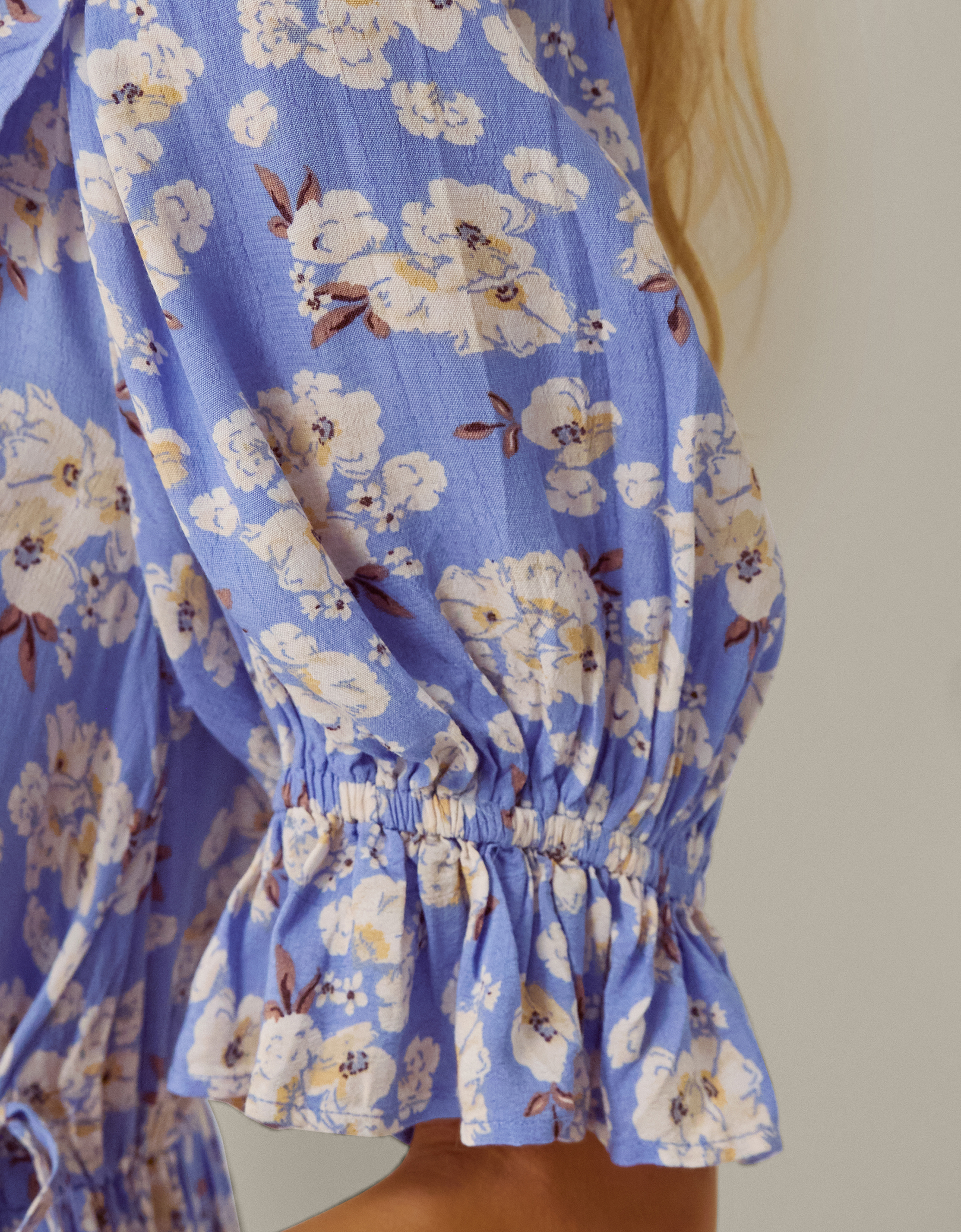 Monsoon Sian Floral Print Ruffle Midi Dress, view 5