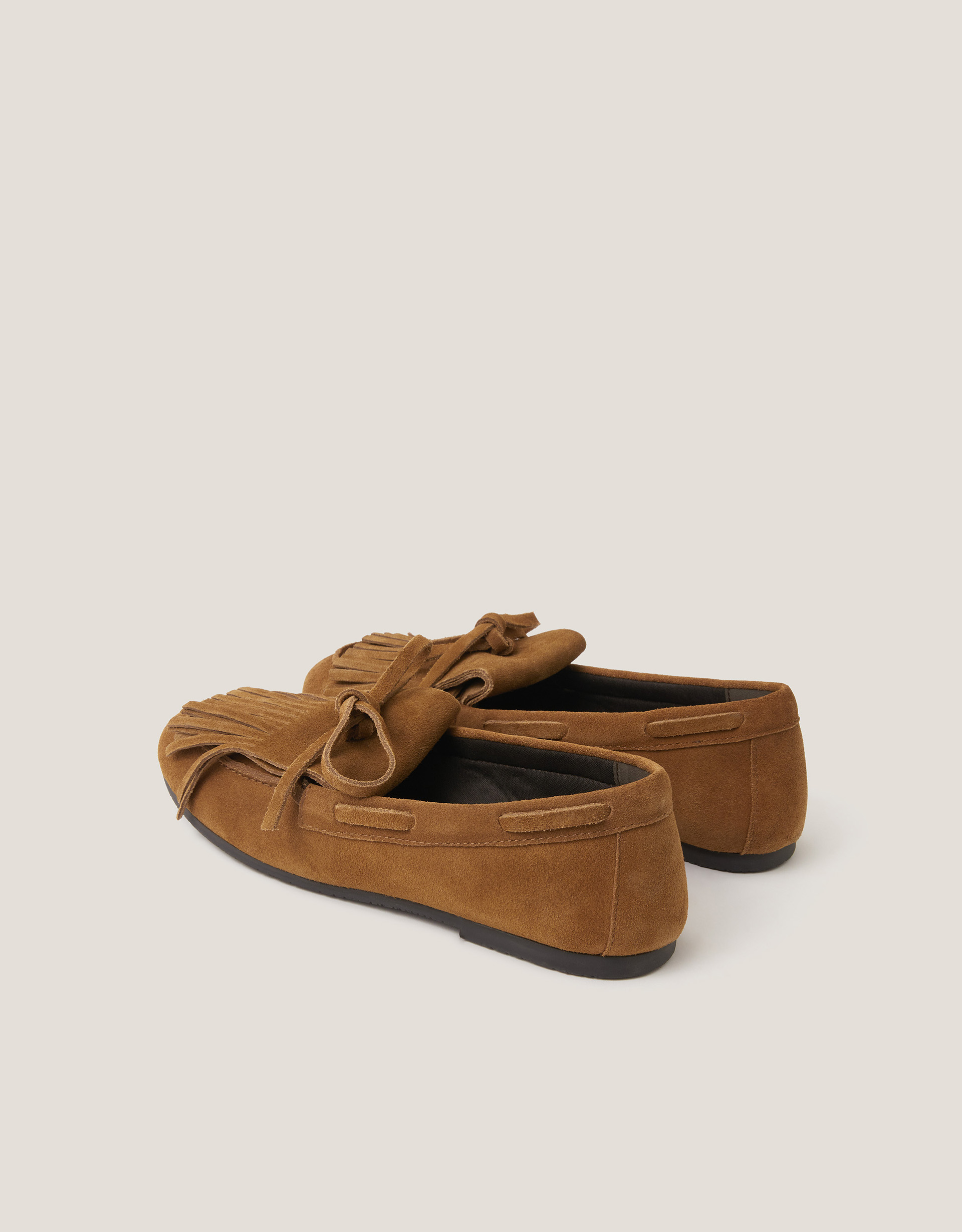 Monsoon Sarah Suede Moccasins, view 3