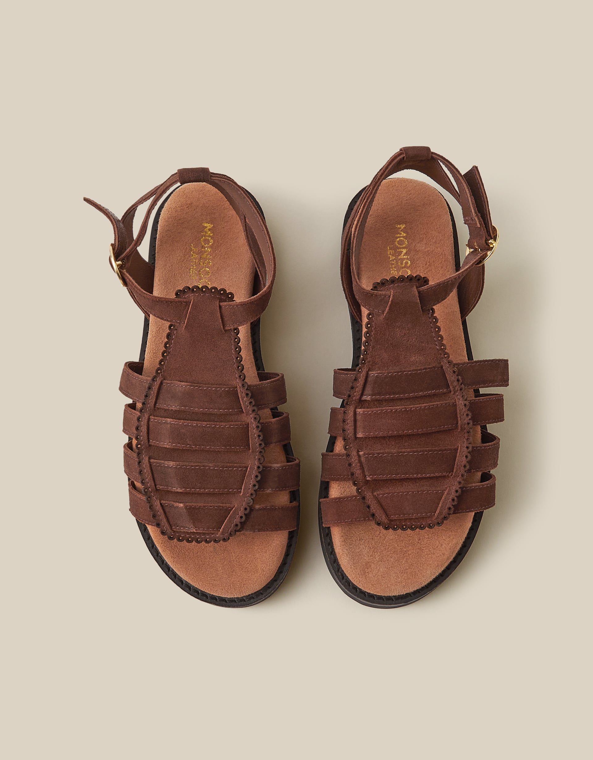 Monsoon Gigi Suede Gladiator Sandals