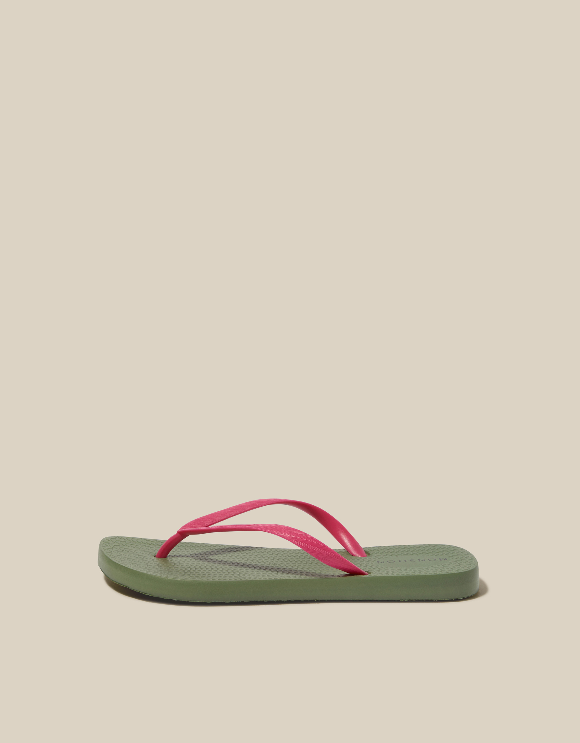 Monsoon Lea Contrast Flip Flops, view 2
