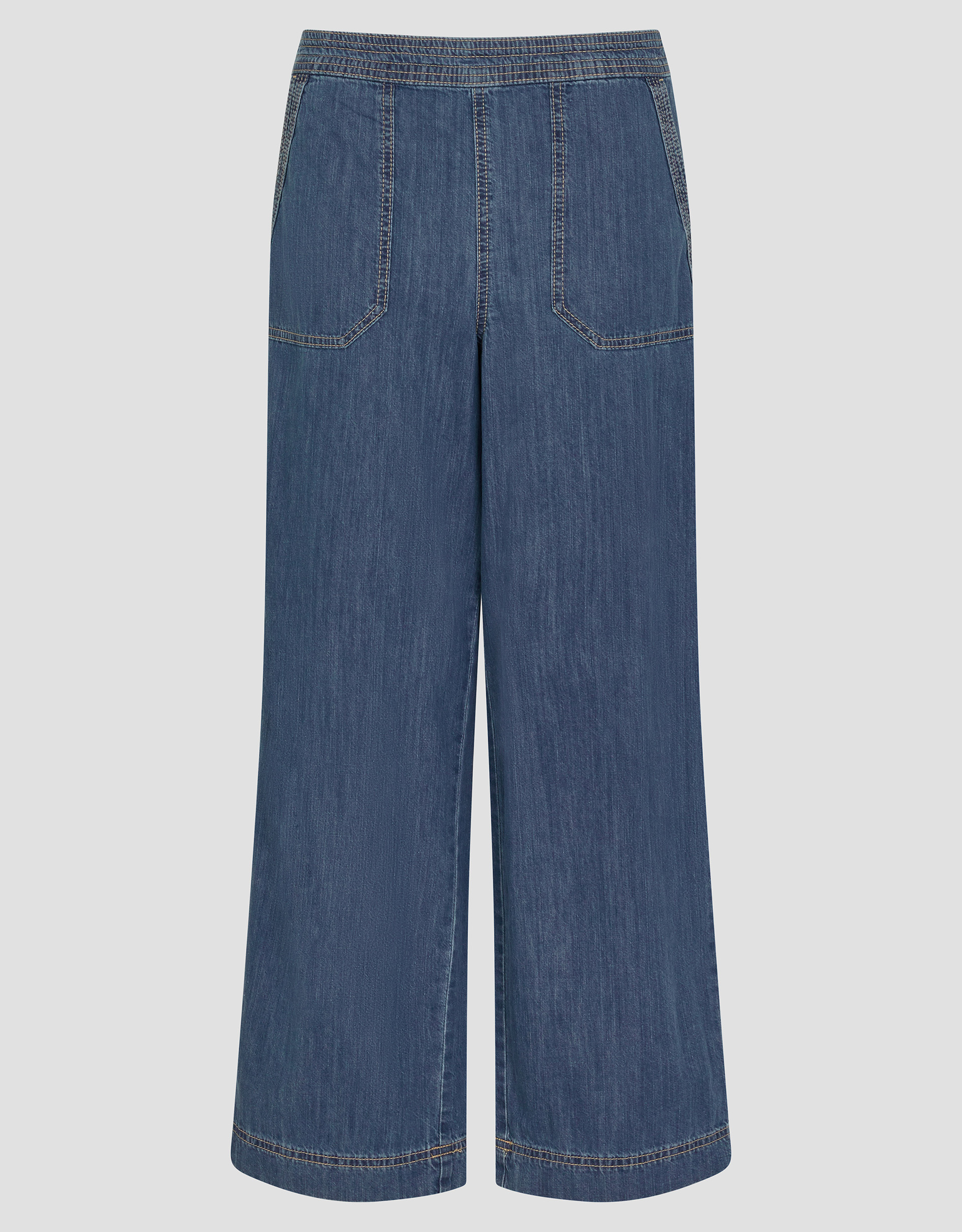 Monsoon Harper Regular Wide Leg Jeans, view 6